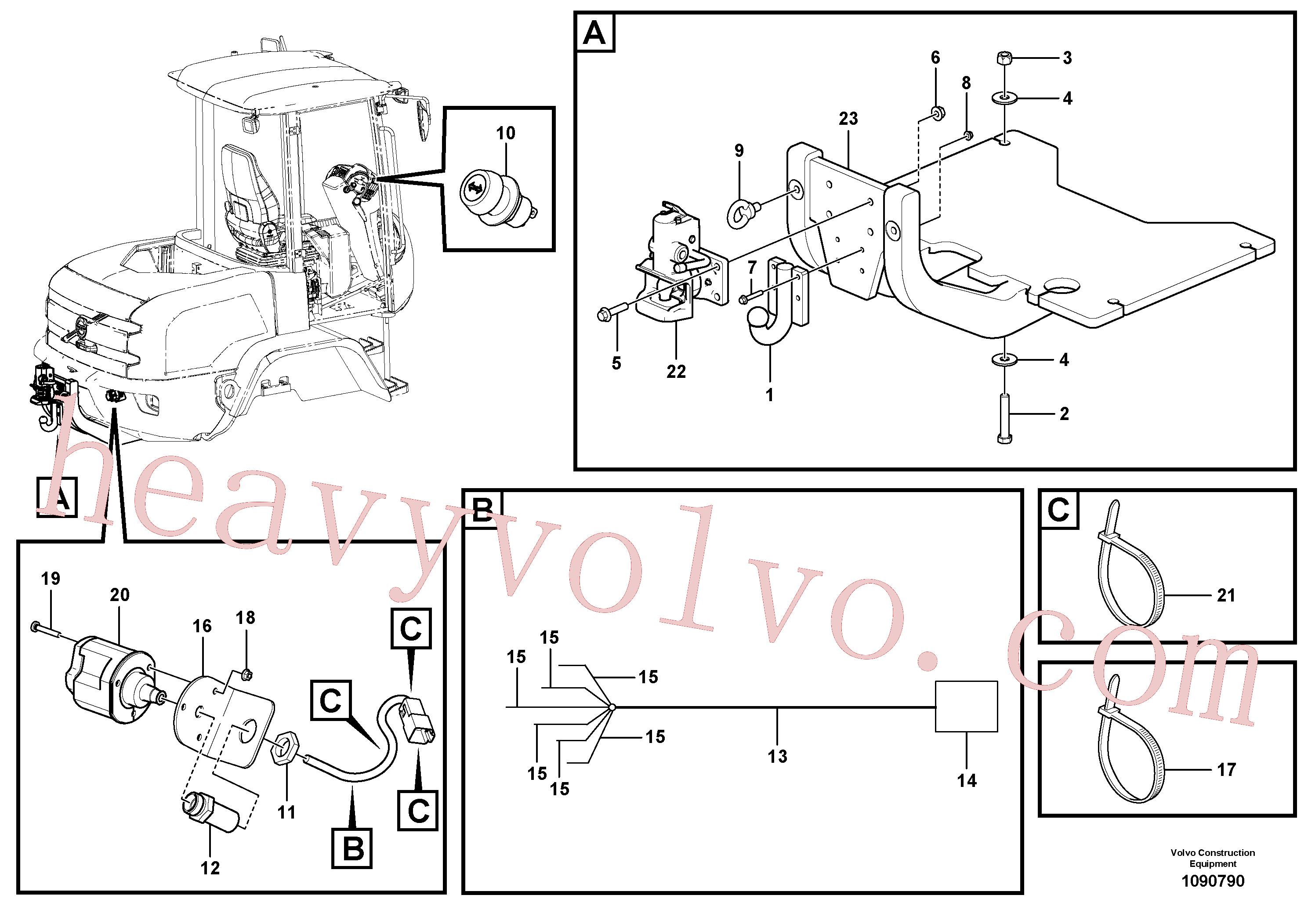 Wholesale SA9299-00080 Washer for Volvo Excavator