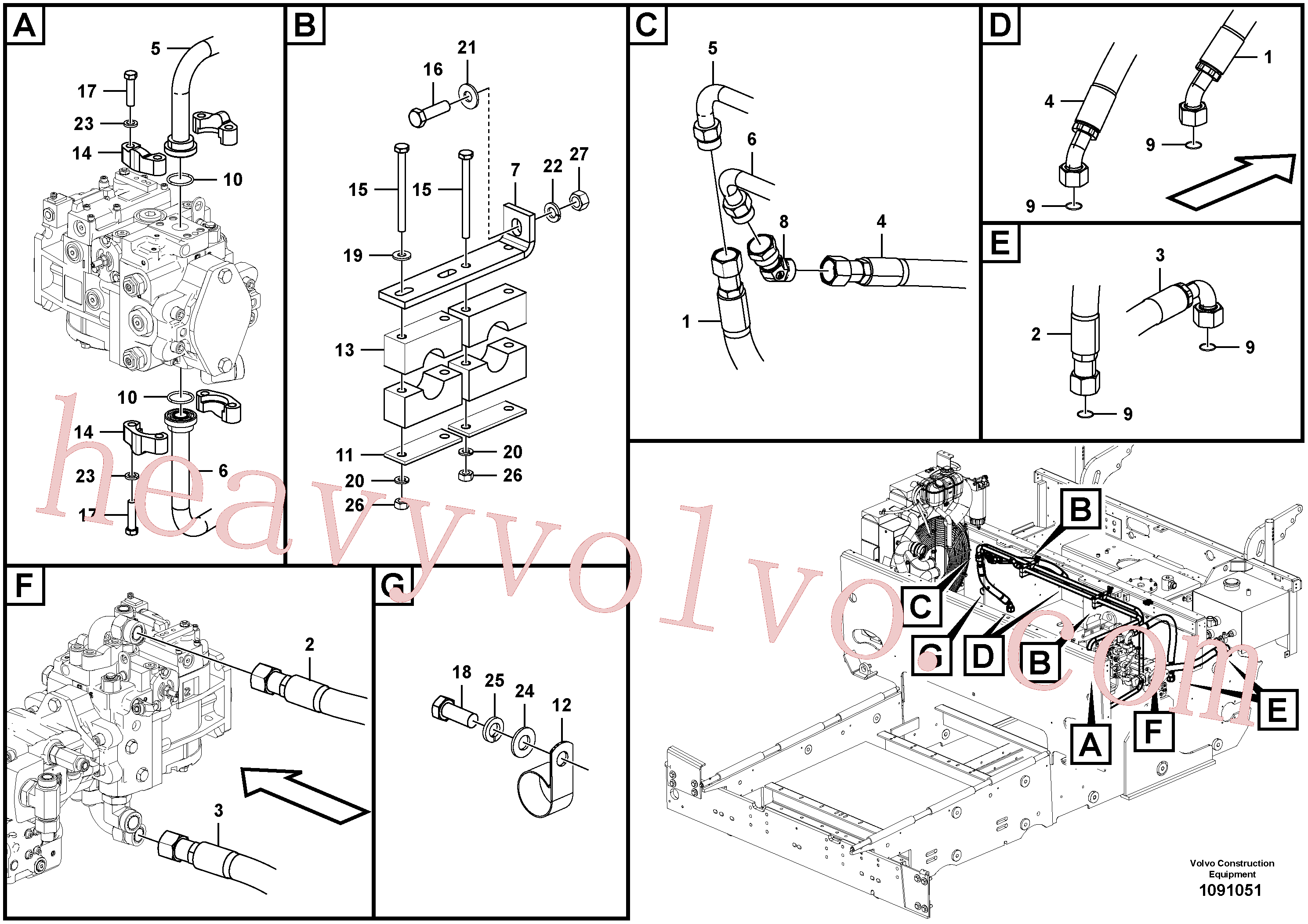 China Made VOE60112258 Washer parts for Volvo Excavator