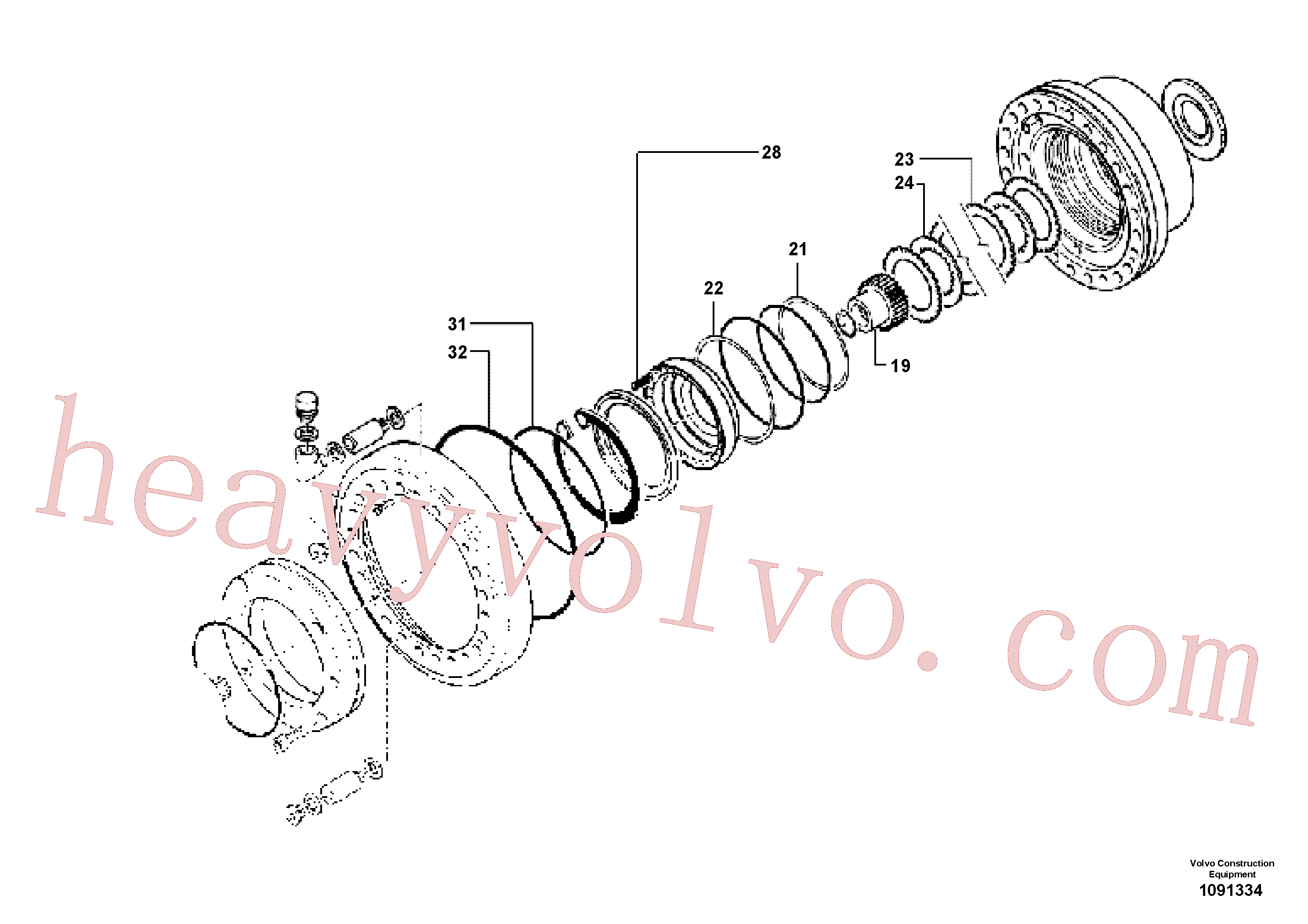 Volvo Assembly VOE11707951 Spring for sale