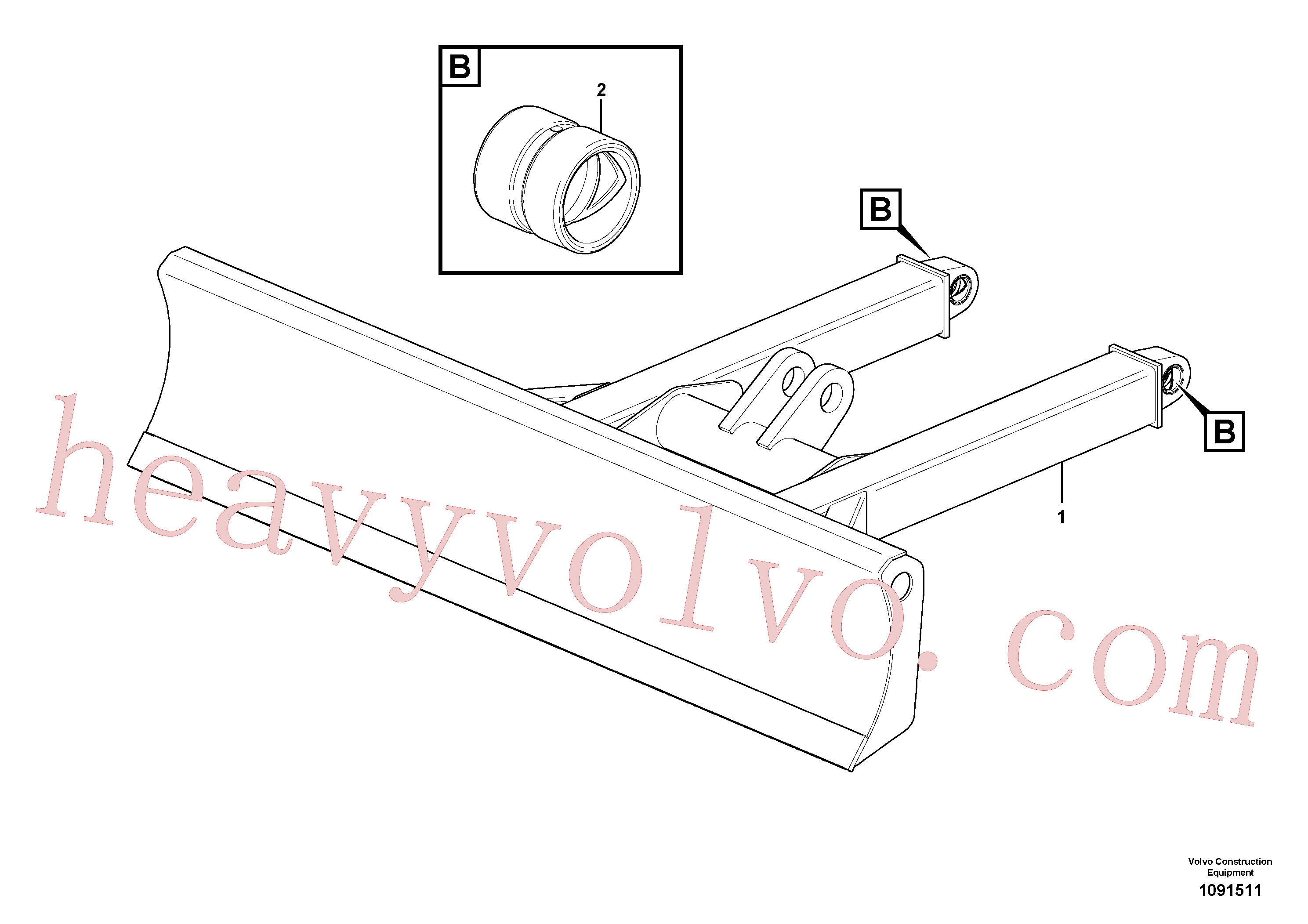 Volvo Assembly PJ3870304 Bushing for sale