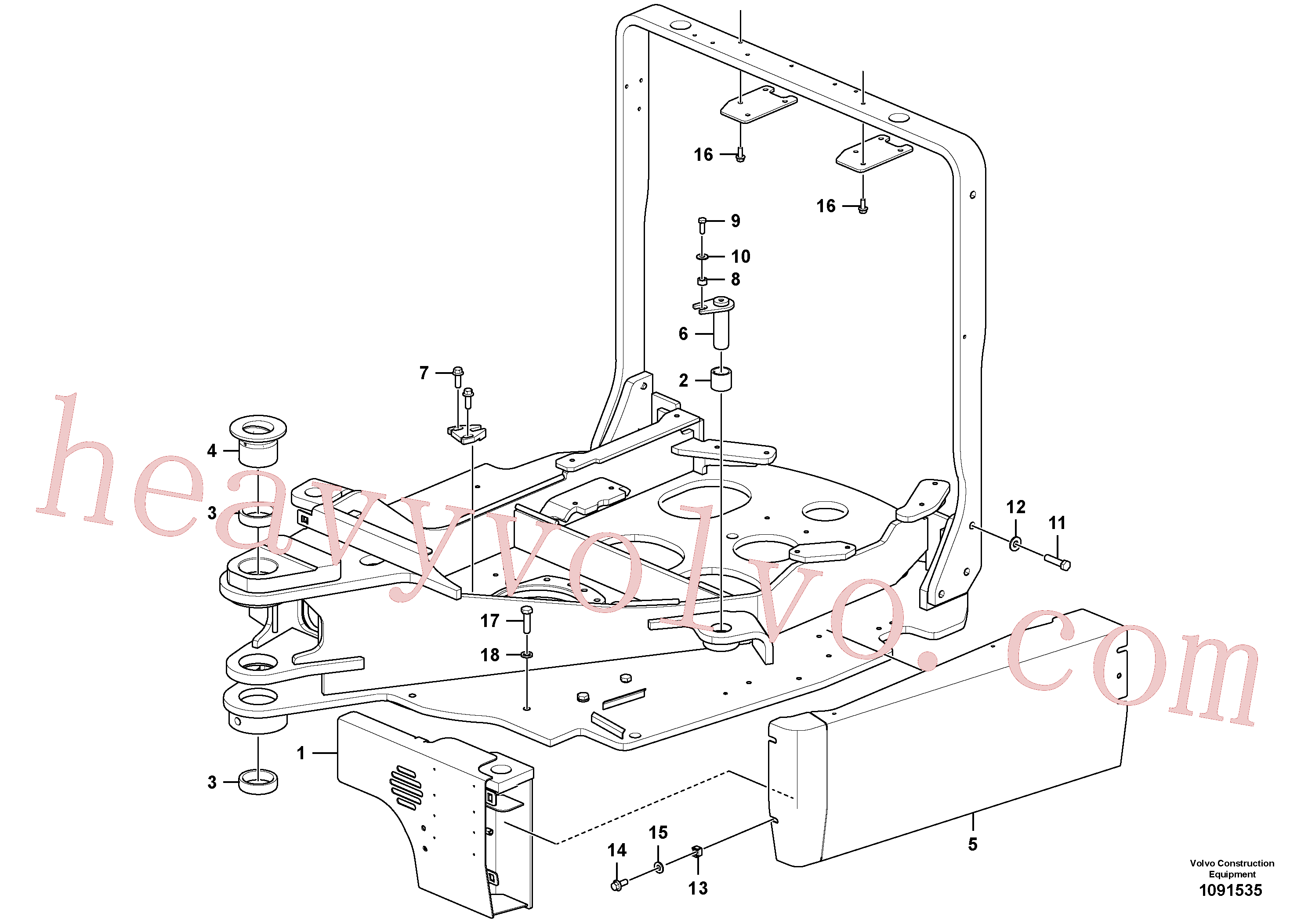 Volvo excavator part VOE994848 Washer for sale