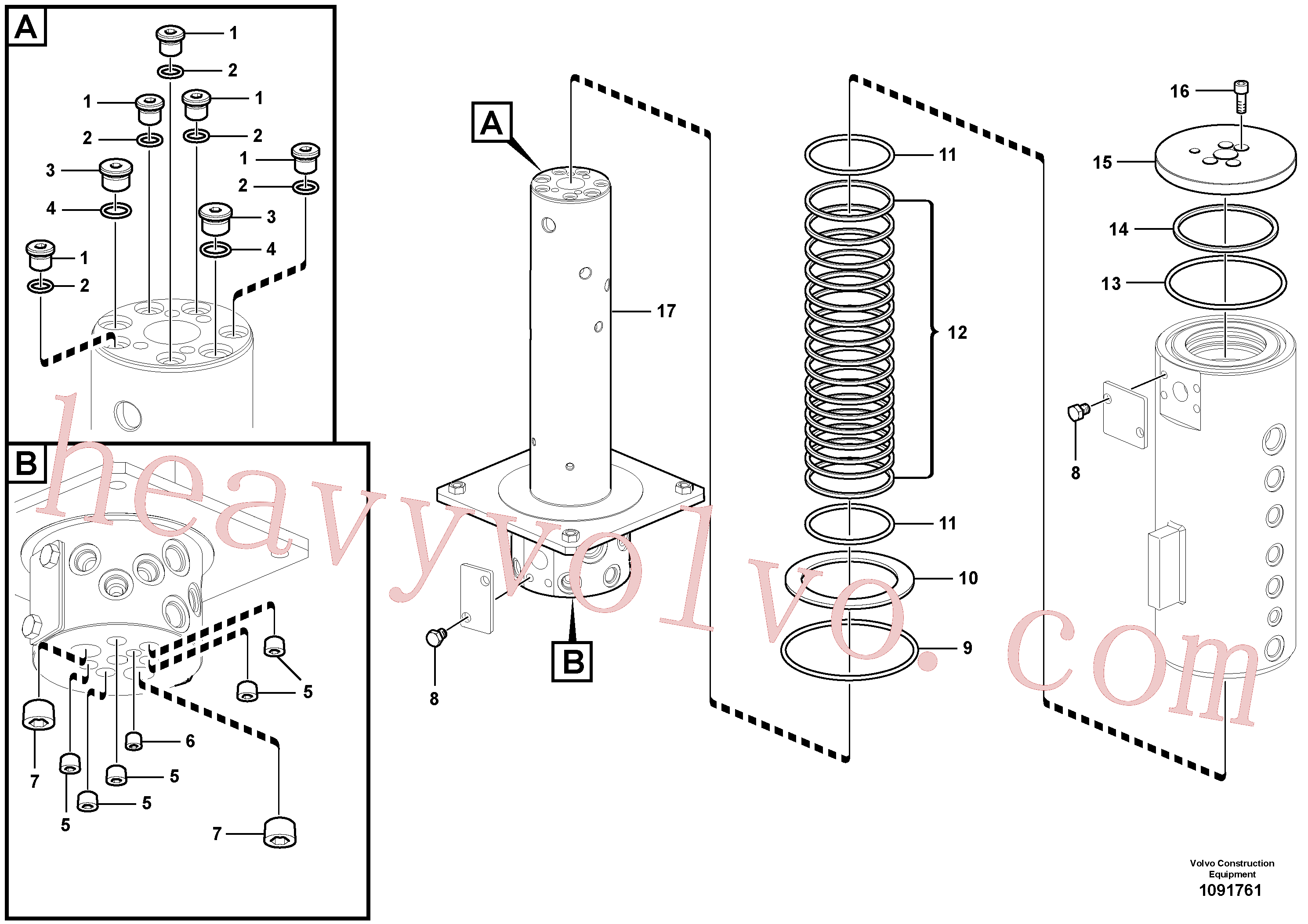 China Made VOE14883862 Plug parts for Volvo Excavator