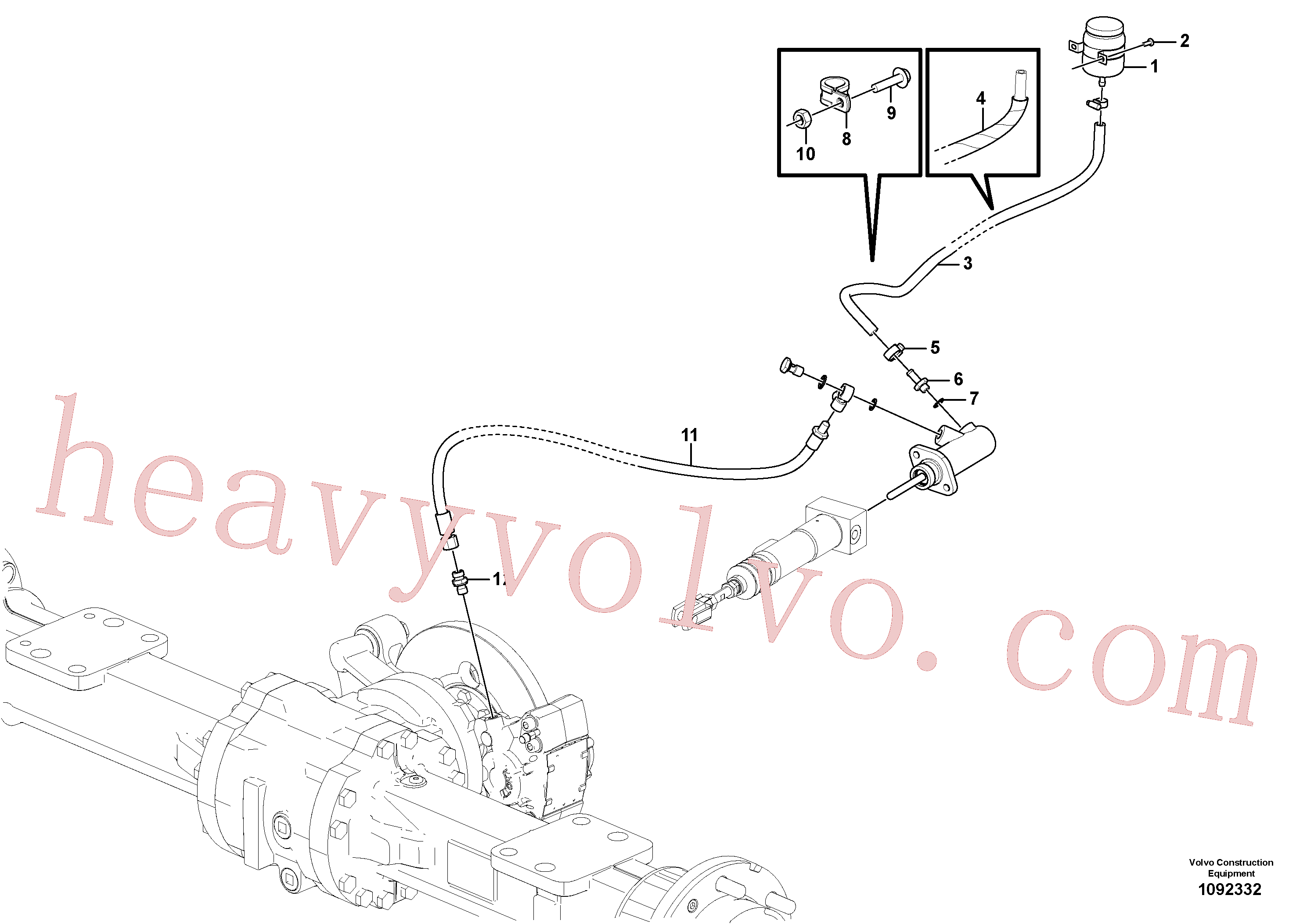 VOE997501 Six point socket screw for Volvo Excavator spare