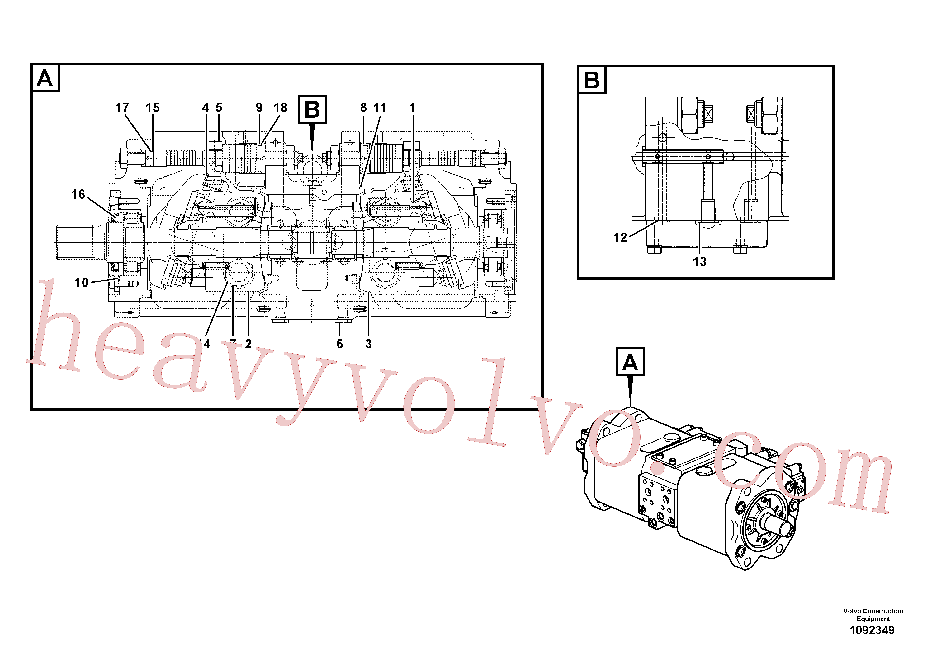 Volvo excavator part VOE14550187 O-ring for sale