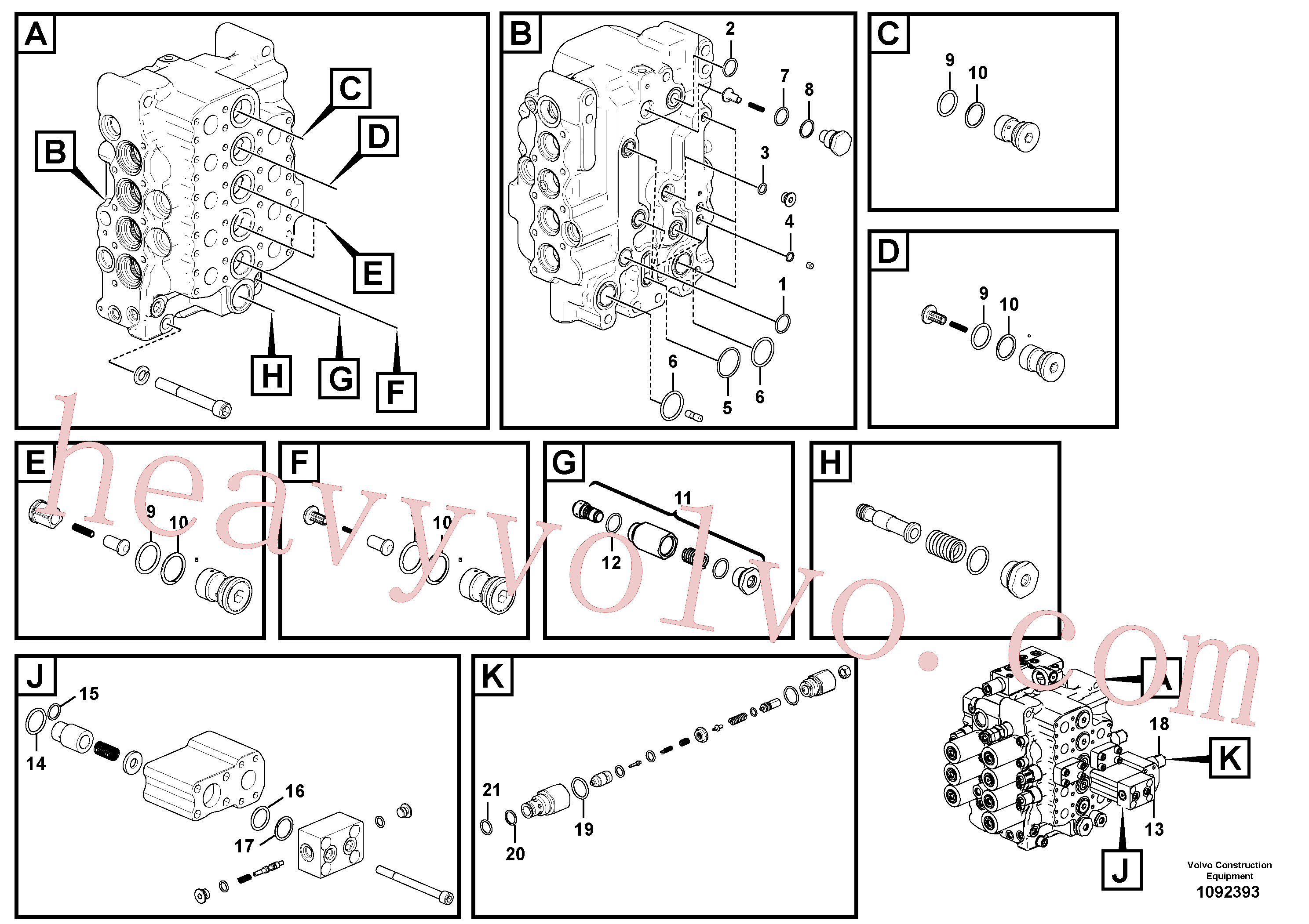 Volvo VOE14625250 O-ring aftermarket part for sale
