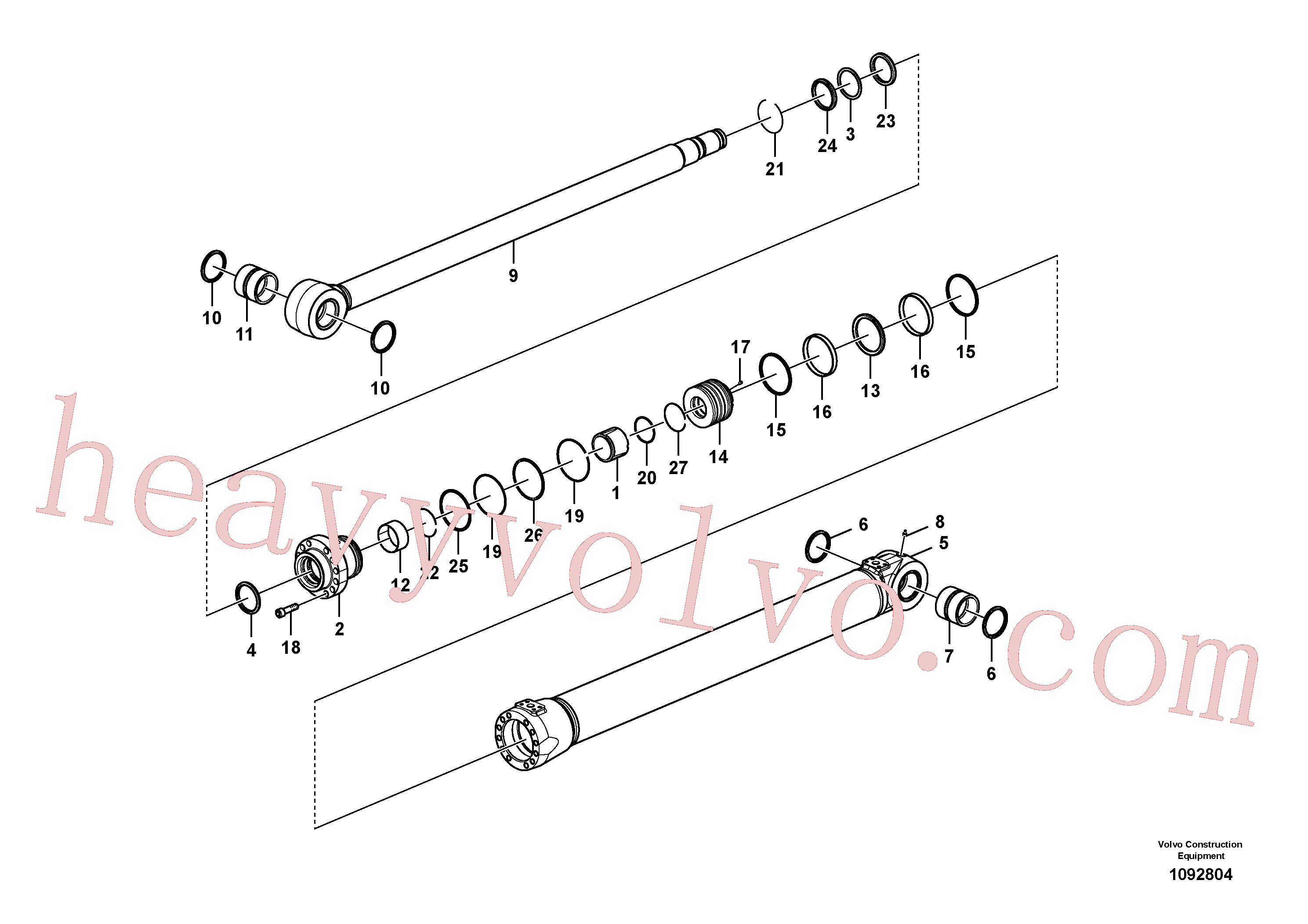 China Made SA1146-03050 Head parts for Volvo Excavator