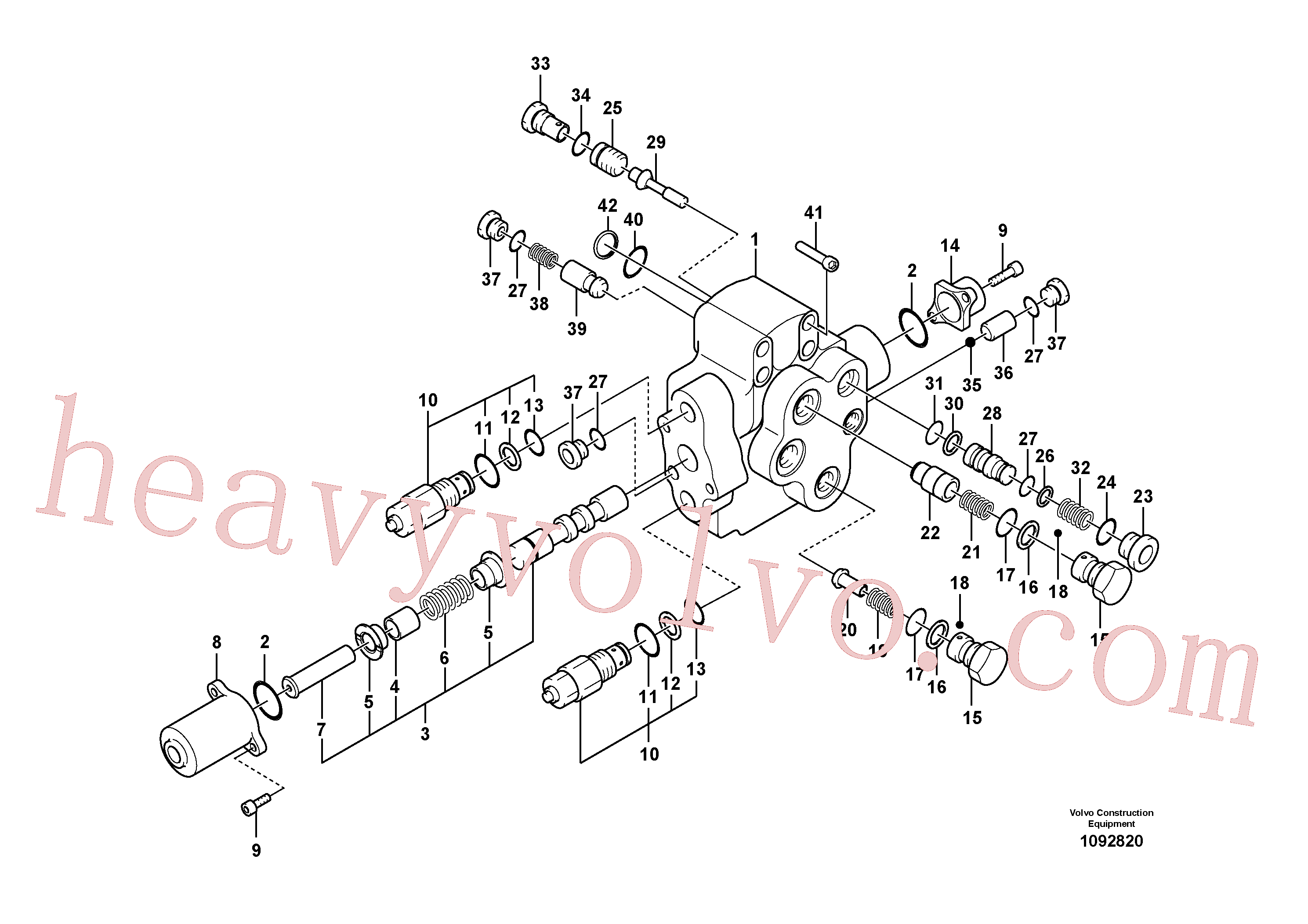 Volvo excavator part SA8230-11690 Cap for sale