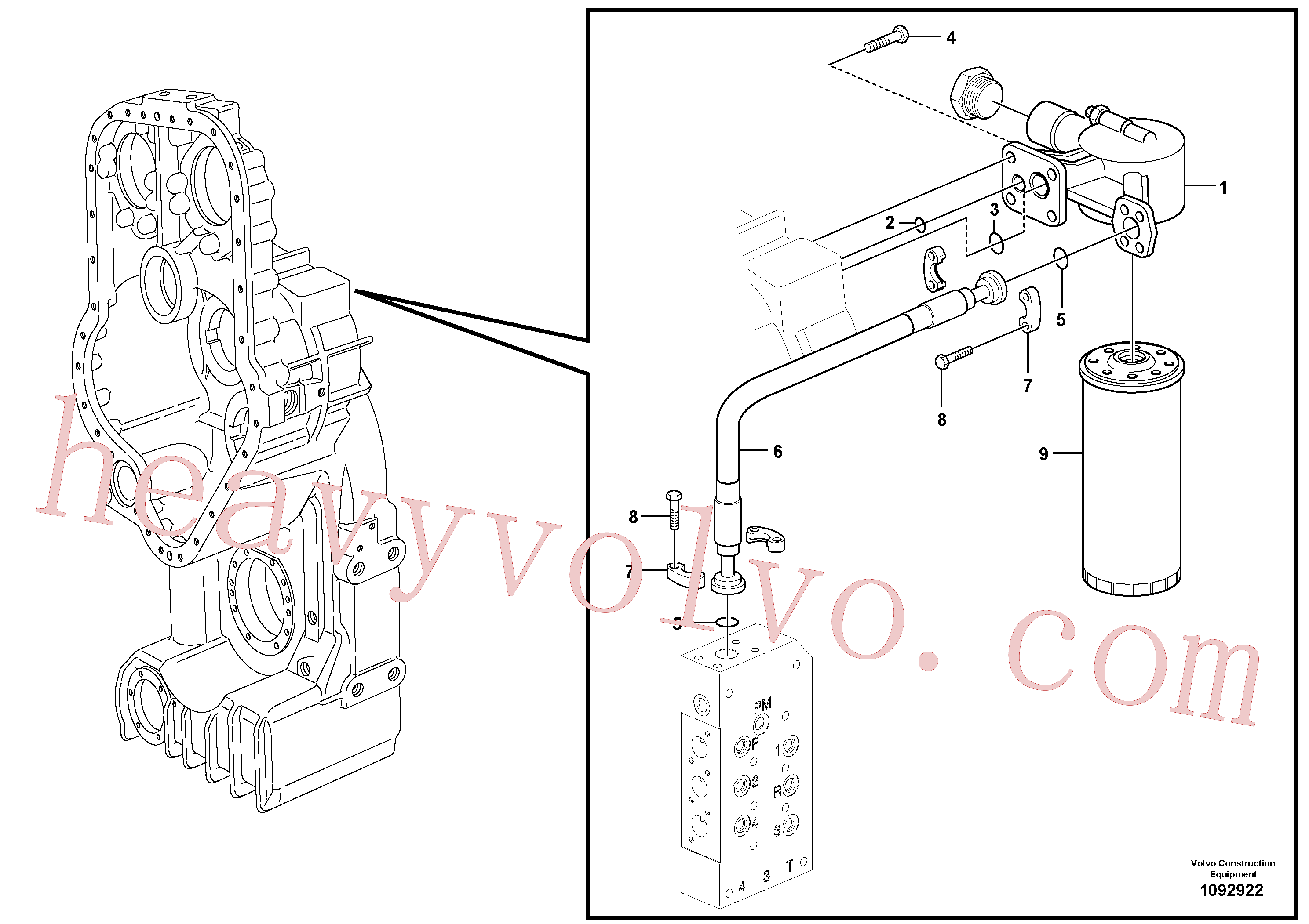 VOE13949410 O-ring for Volvo Excavator Parts
