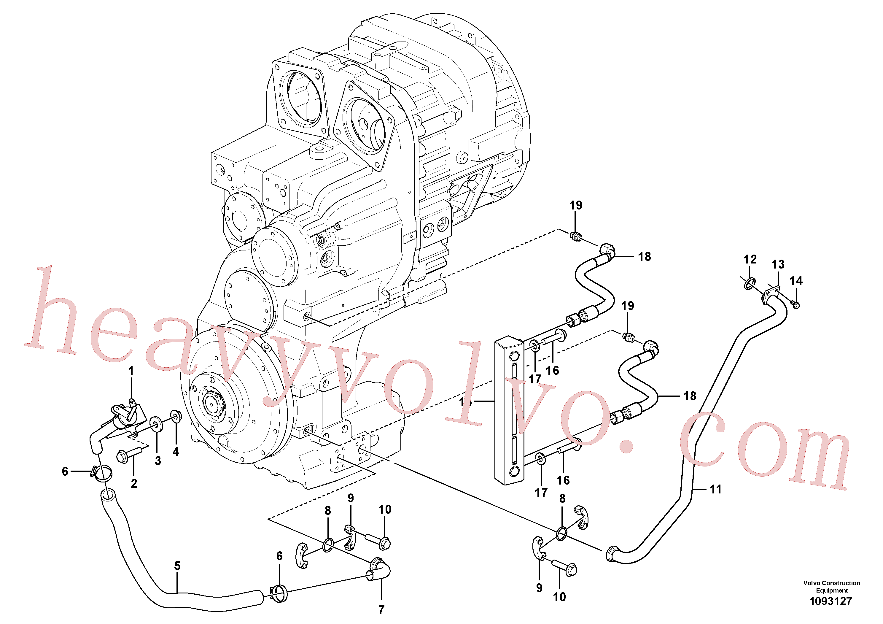 VOE994849 Washer for Volvo Excavator Parts
