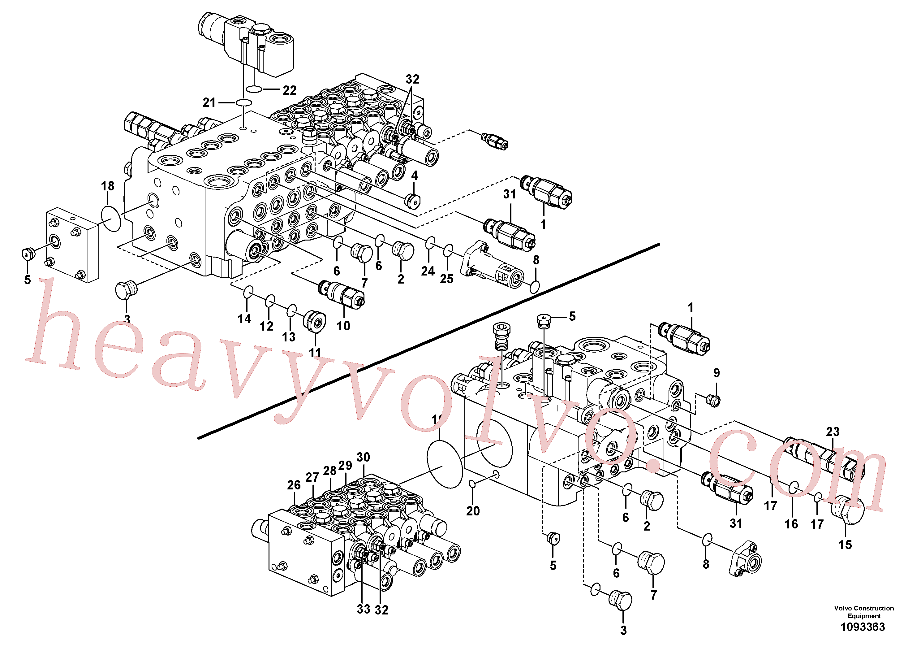 VOE14688724 Ring for Volvo Excavator Parts