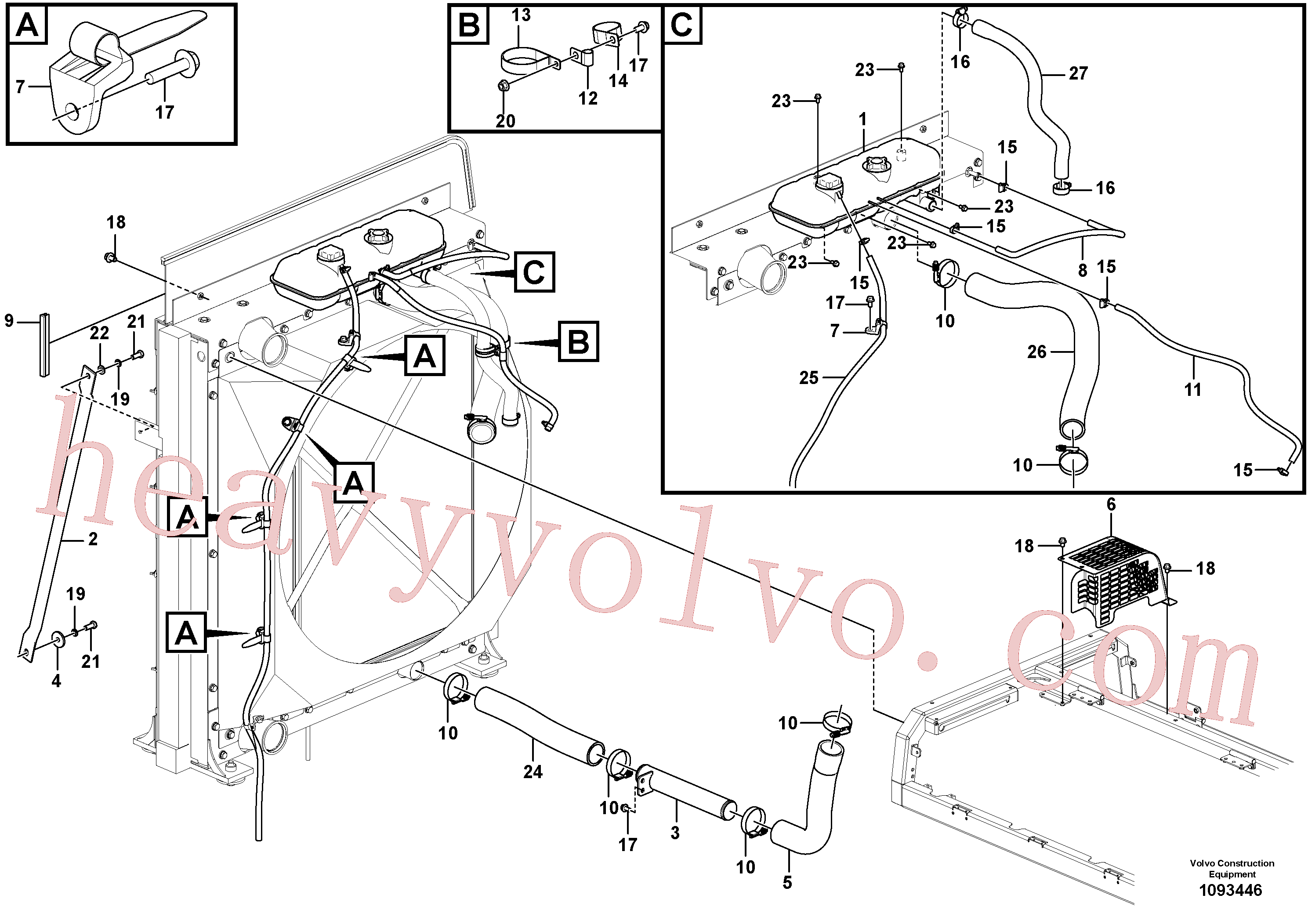 VOE14880918 Weatherstrip for Volvo Excavator spare