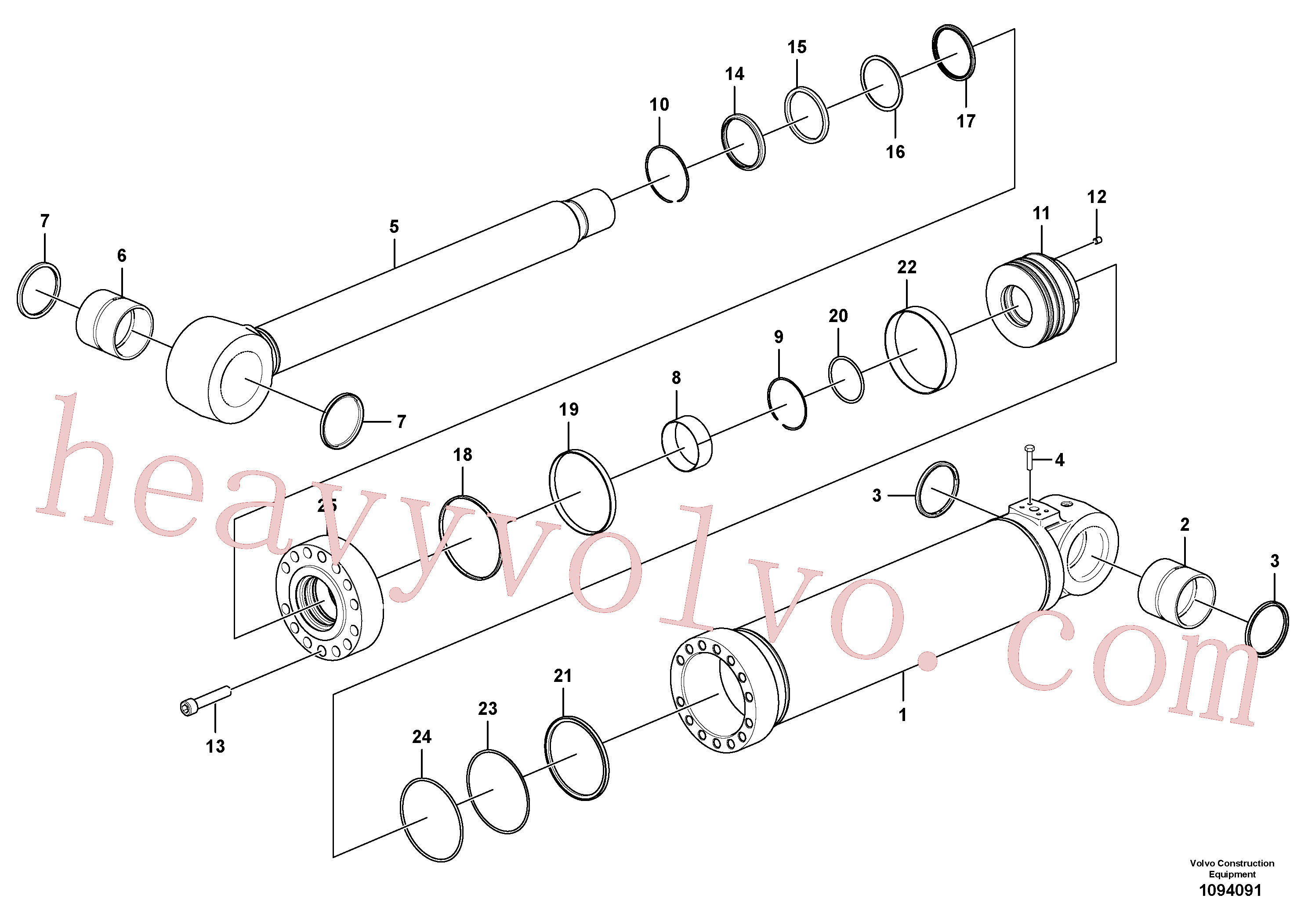 Volvo excavator part SA9566-41800 Back-up ring for sale