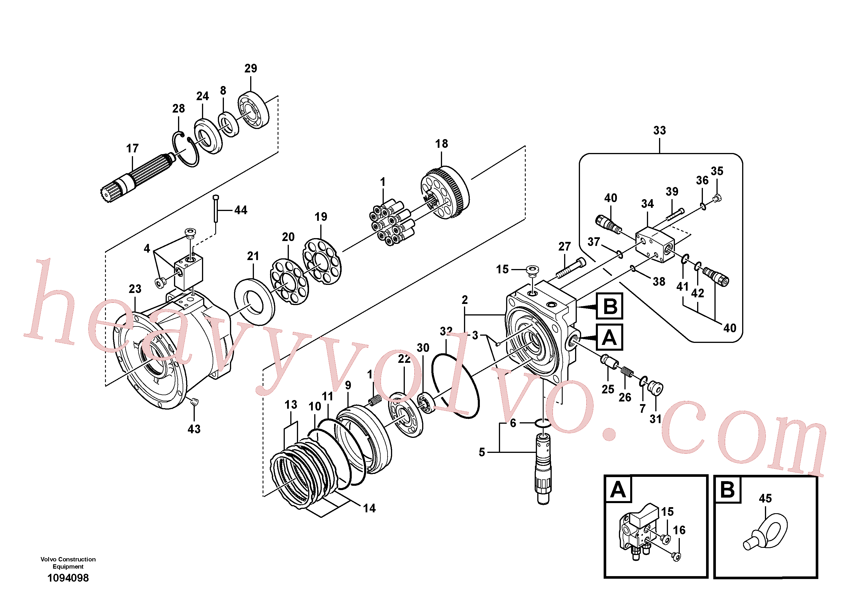 VOE14550665 Plug for Volvo Excavator spare