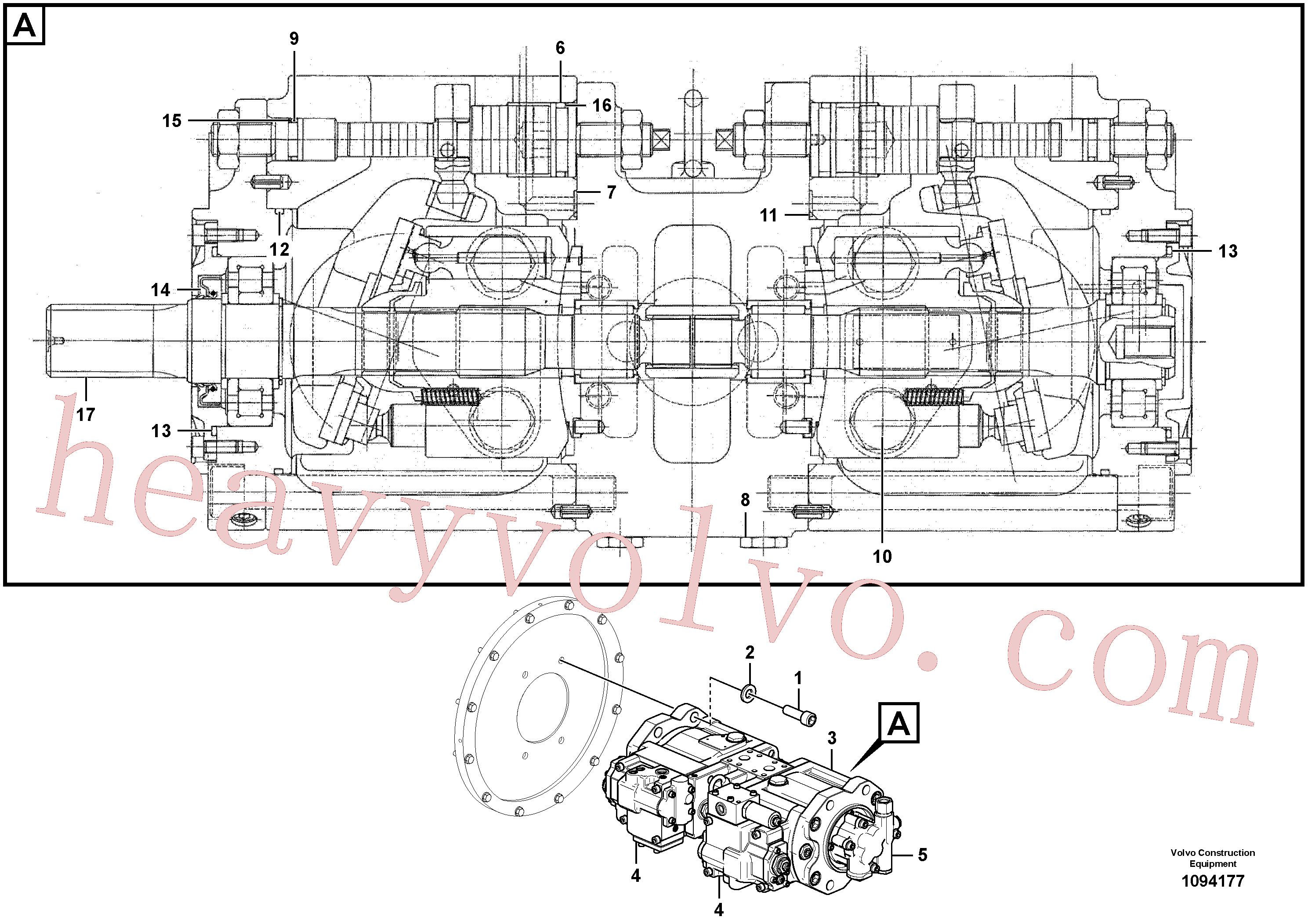 VOE14534027 Seal for Volvo Excavator Parts