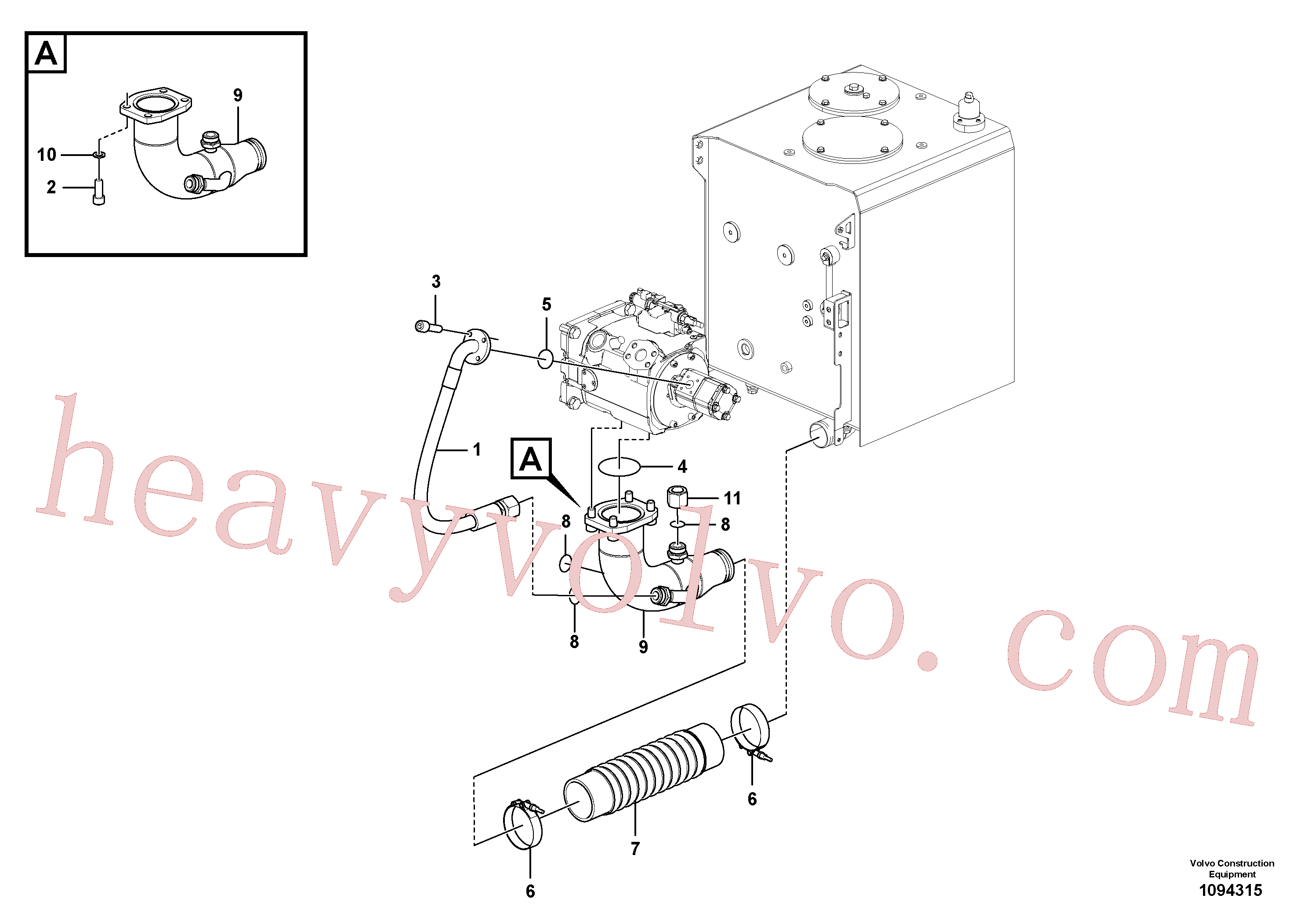 Wholesale VOE997530 Hex. socket screw for Volvo Excavator