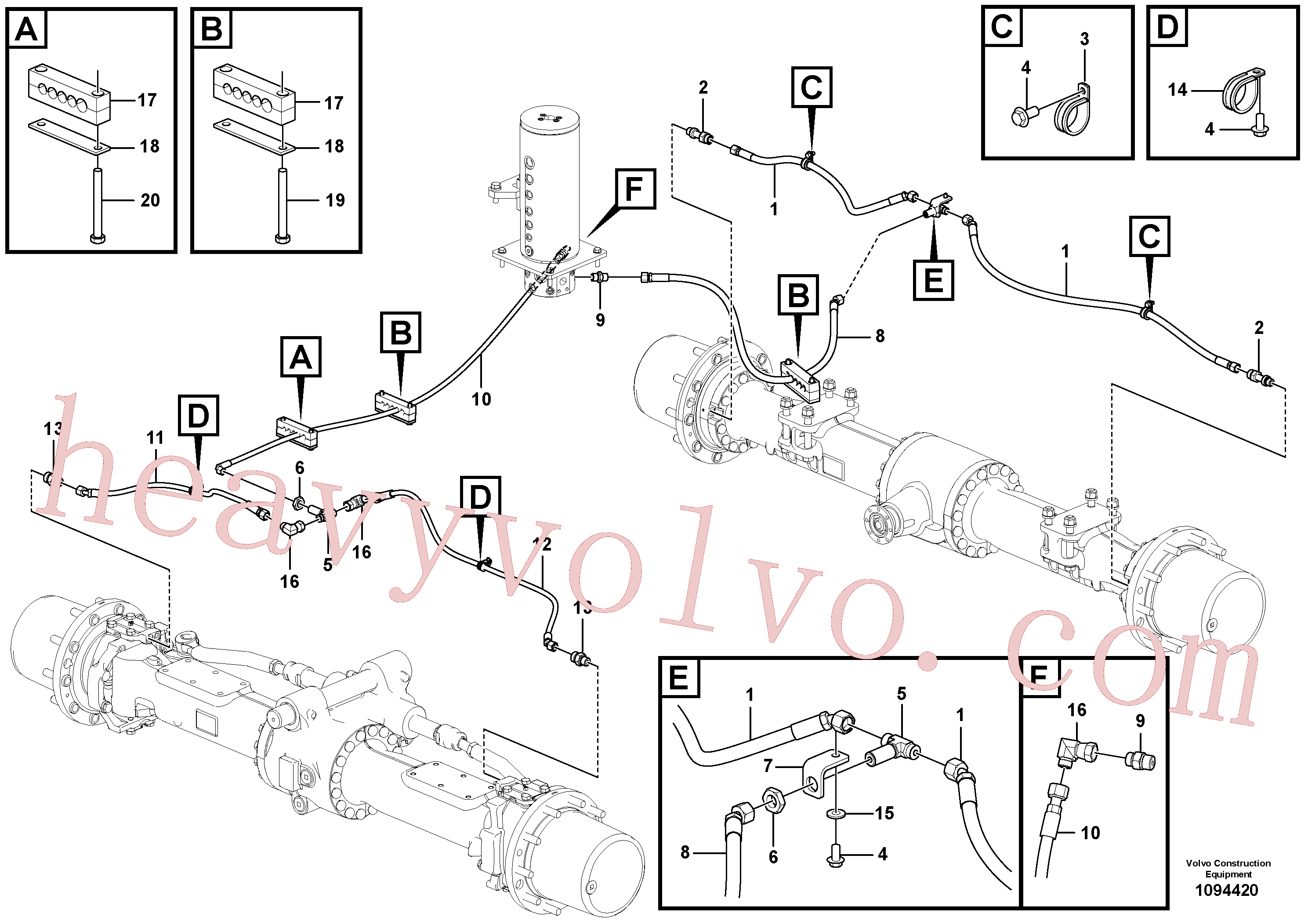 Volvo Assembly VOE14620872 Clamp for sale