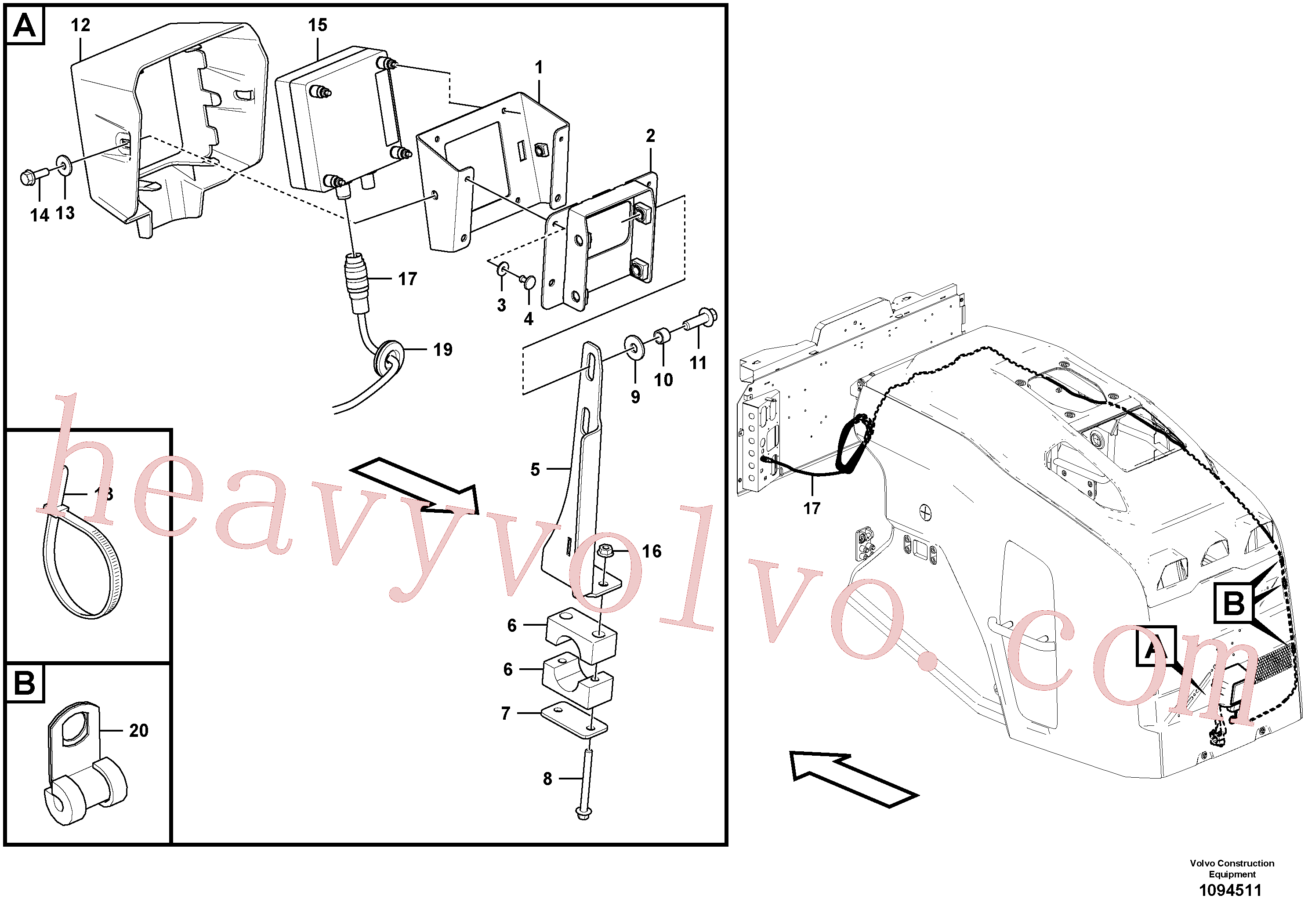Volvo VOE60113547 Spacer sleeve aftermarket part for sale
