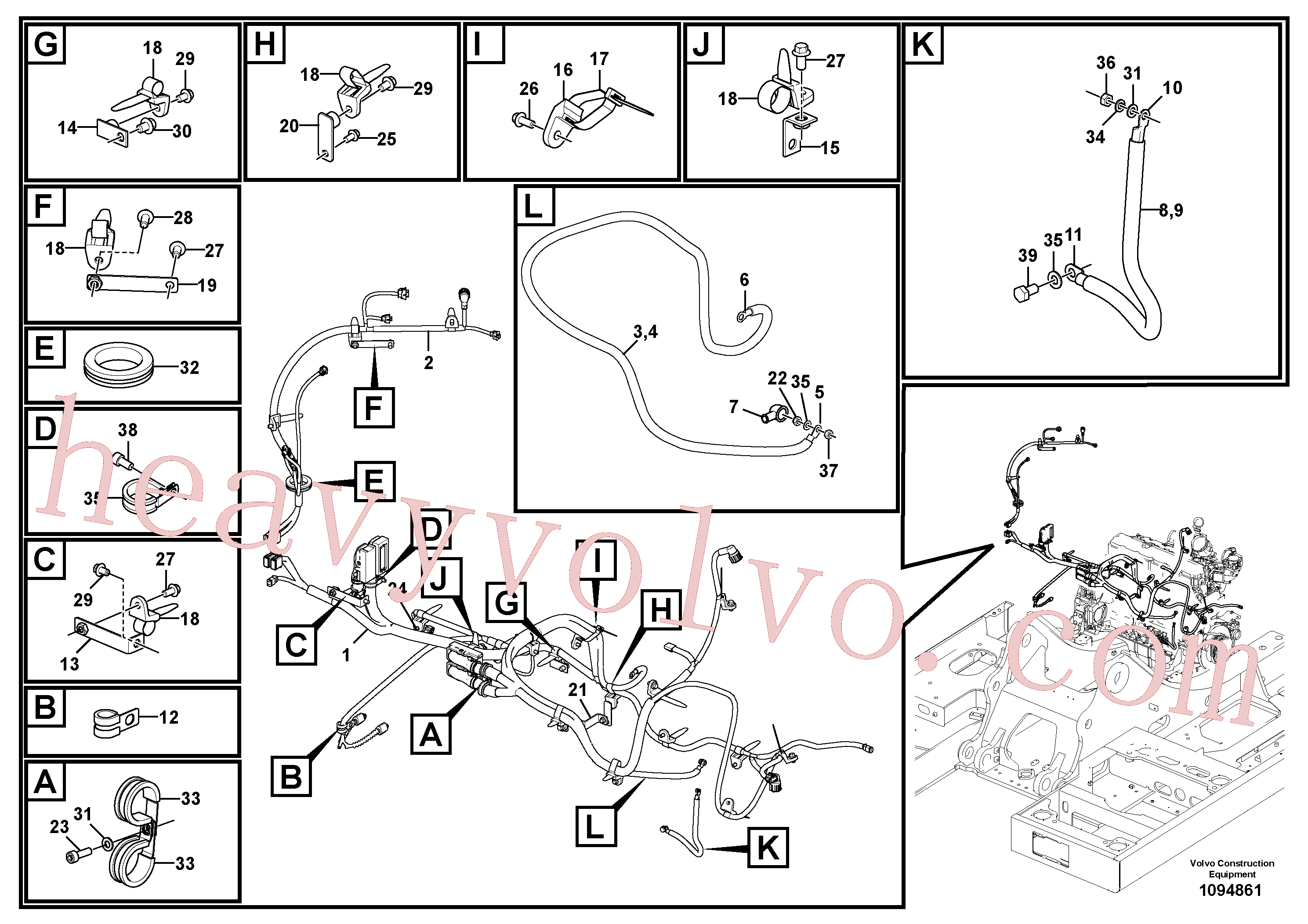 Volvo VOE14566948 Bracket aftermarket part for sale