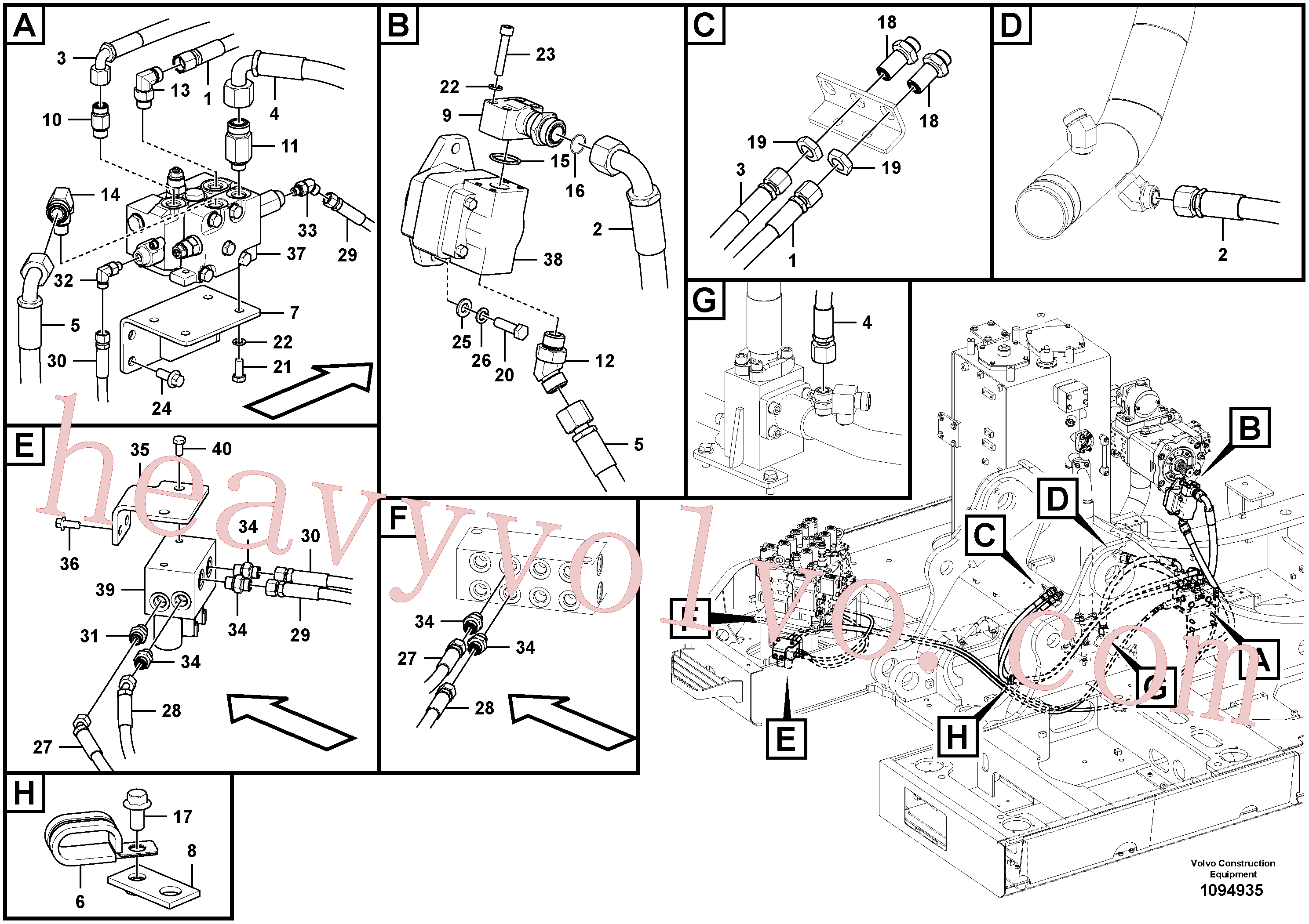PJ5471042 Pilot for Volvo Excavator spare