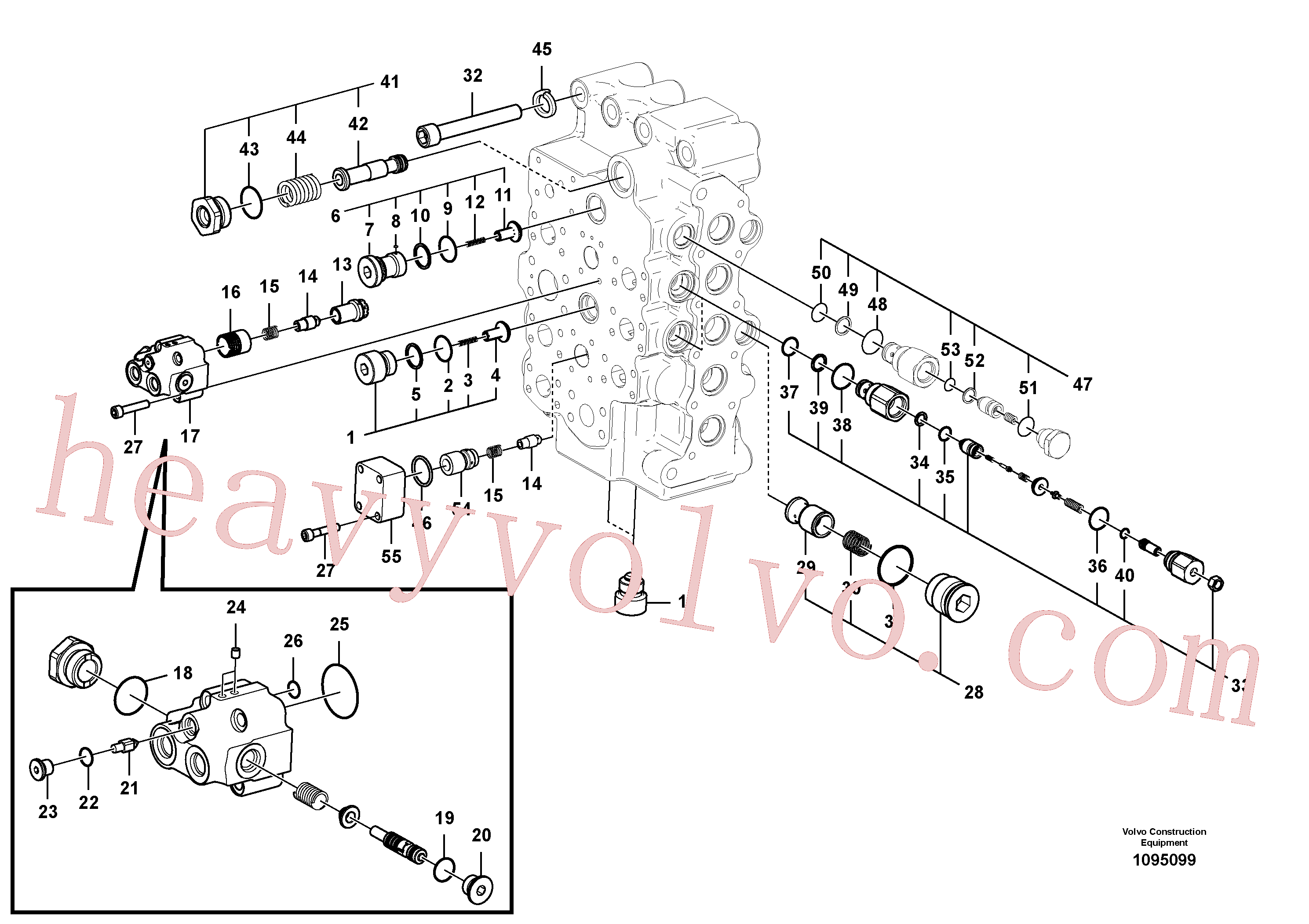 VOE14883844 Plug for Volvo Excavator spare