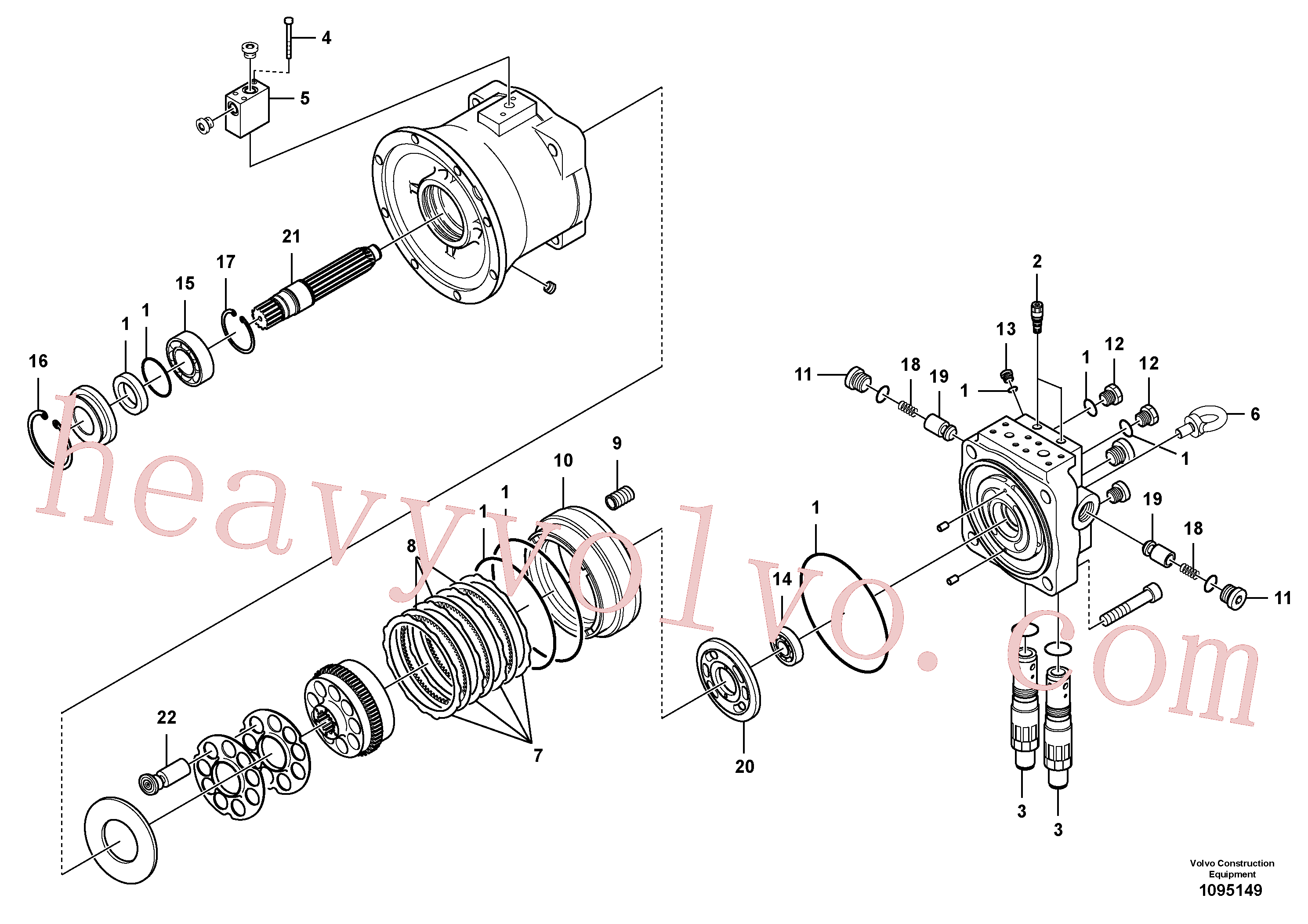 VOE14596309 Spring for Volvo Excavator spare