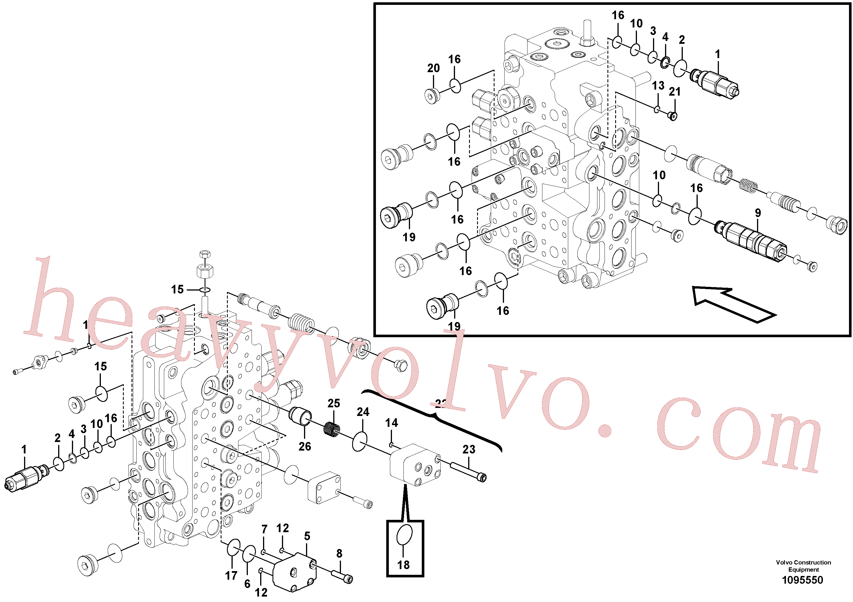 VOE14552412 Control for Volvo Excavator spare