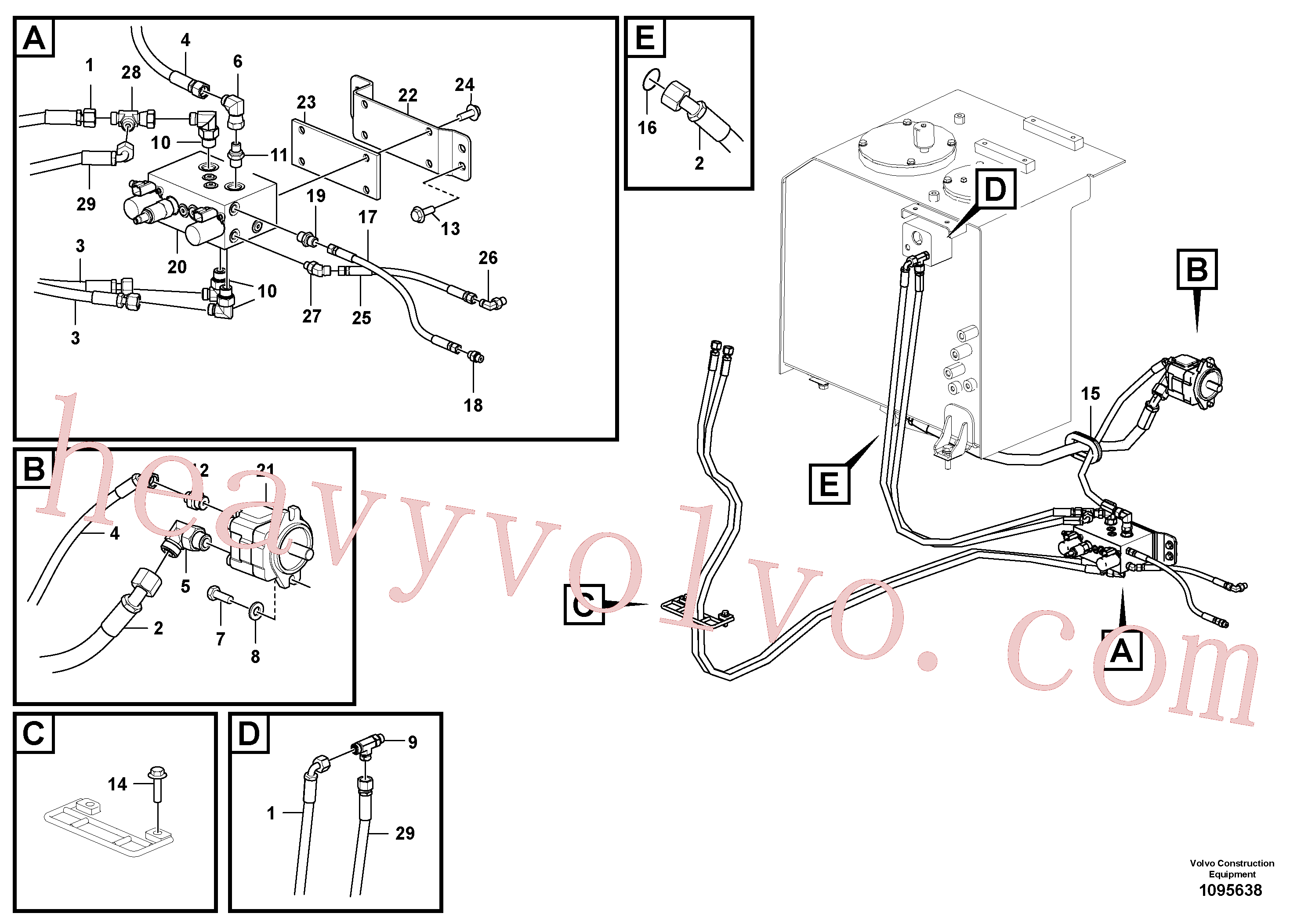 Volvo Assembly VOE14680565 Hose for sale