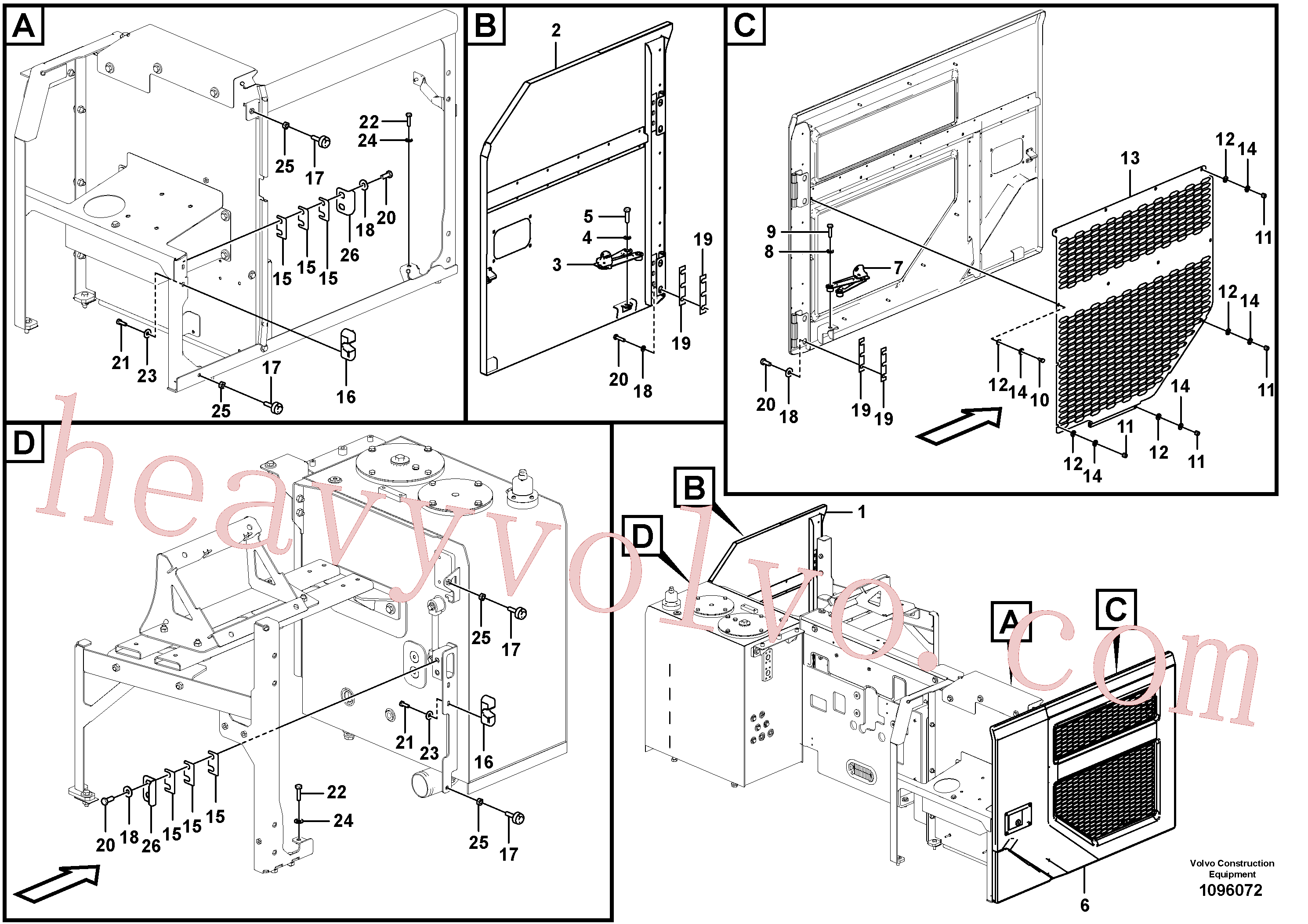 China Made VOE60112258 Washer parts for Volvo Excavator
