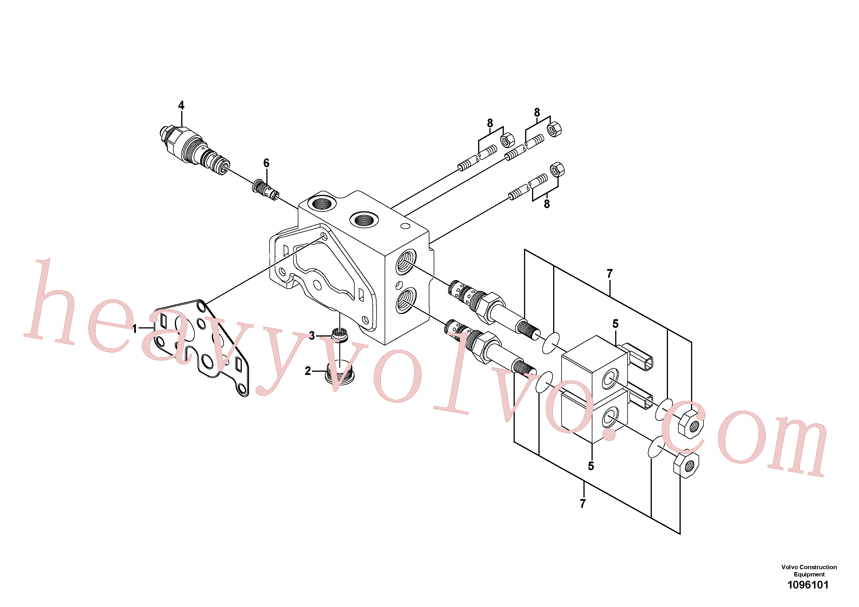 China Made VOE17472123 Solenoid coil parts for Volvo Excavator