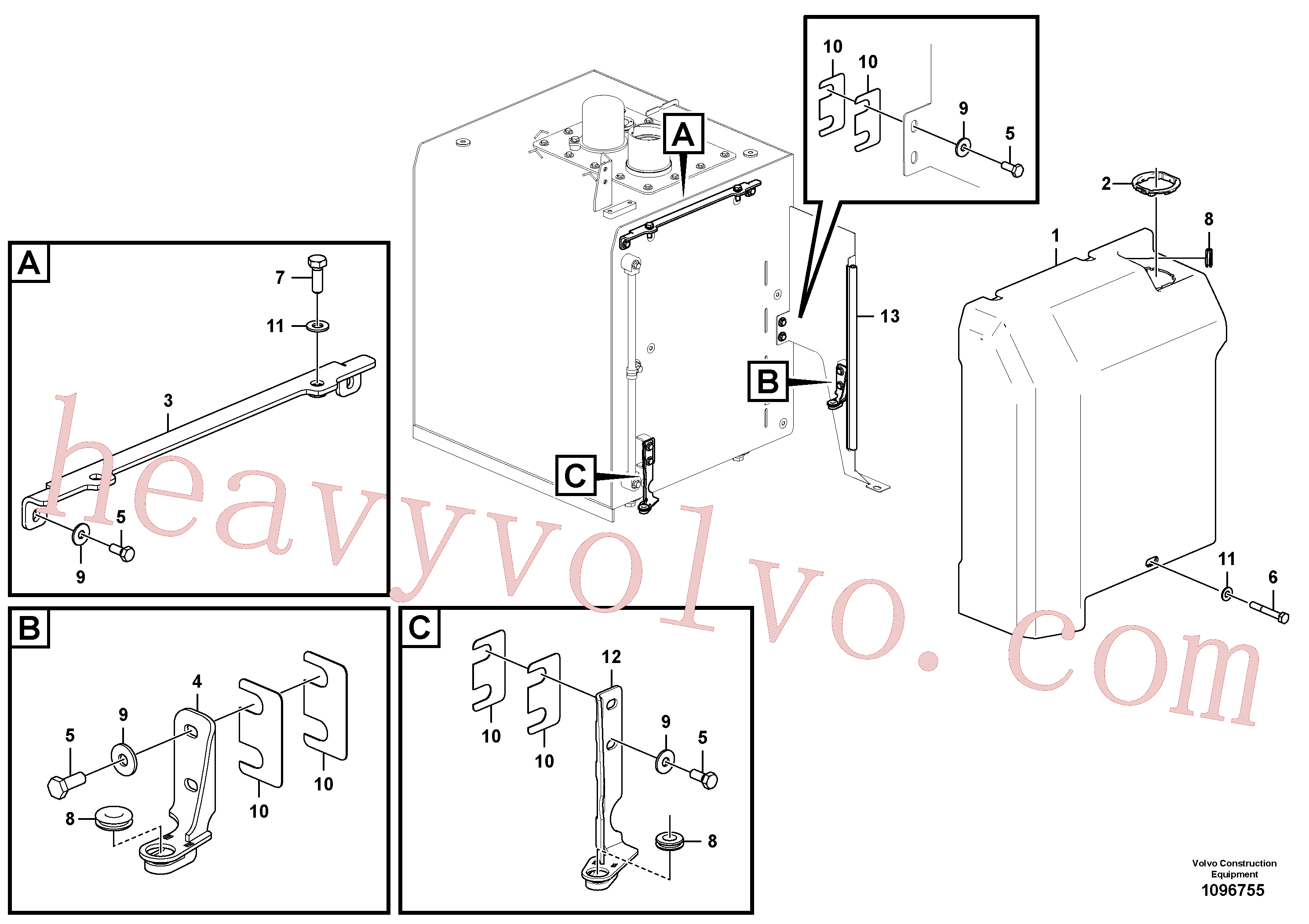 VOE997440 Hexagon screw for Volvo Excavator Parts