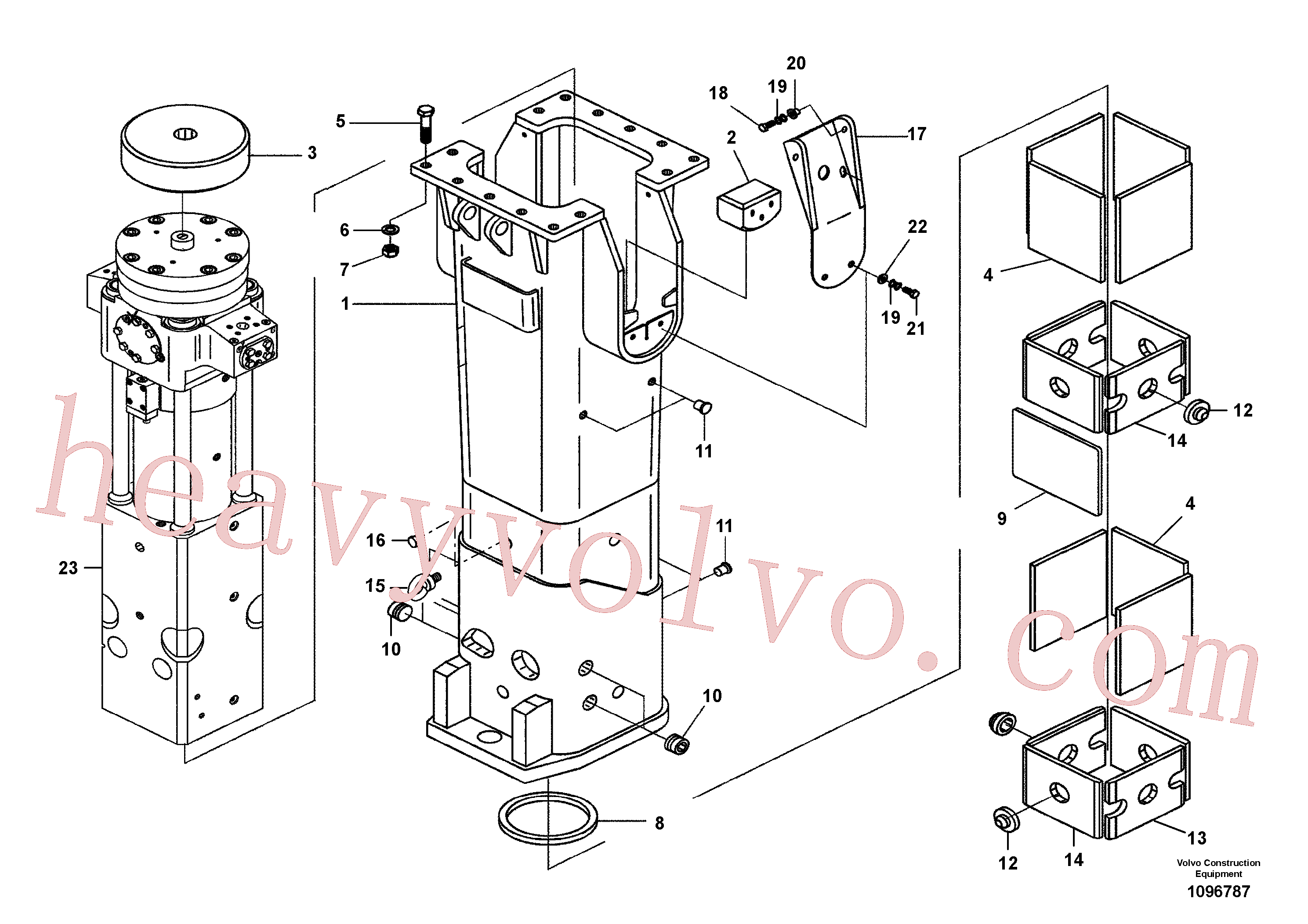 Volvo excavator part VOE14534754 Seal for sale