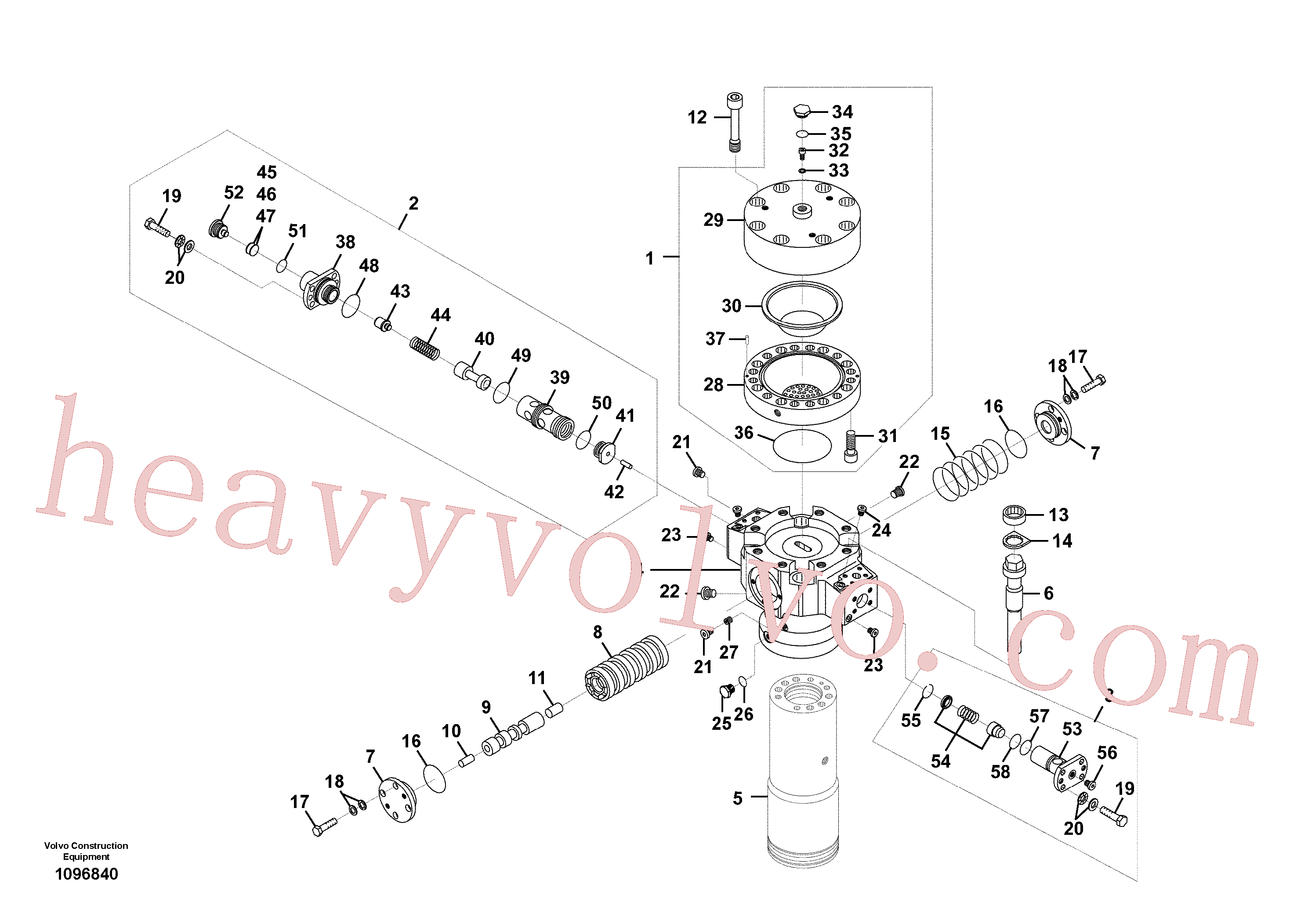 China Made VOE14534650 Locking plate parts for Volvo Excavator
