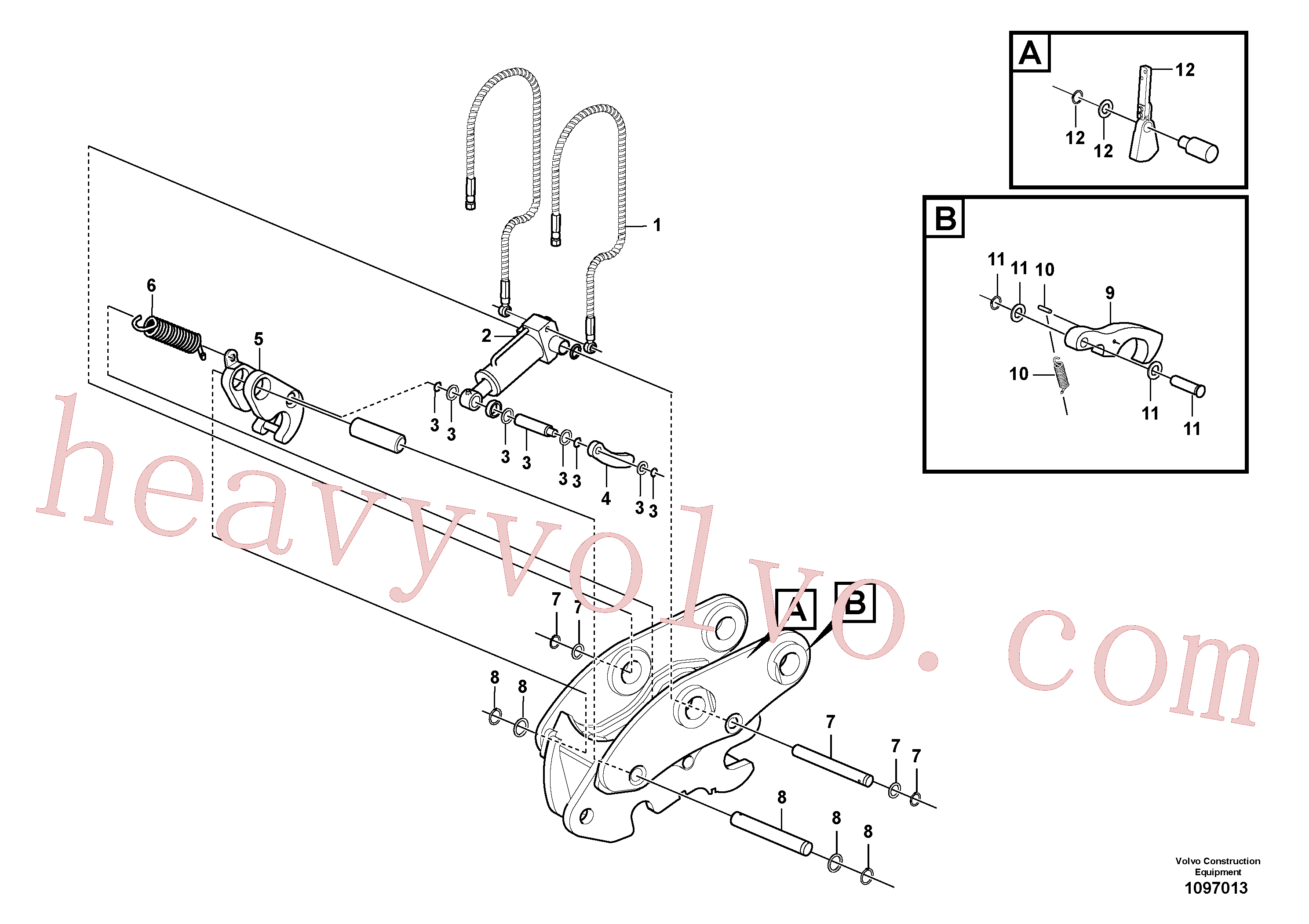 China Made VOE17464321 Sealing kit parts for Volvo Excavator