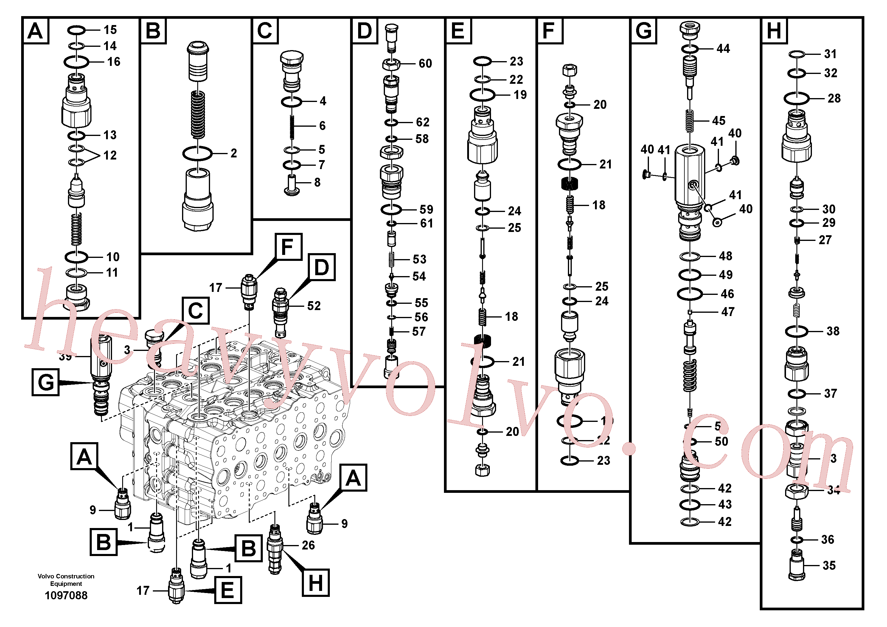 VOE14601514 O-ring for Volvo Excavator spare