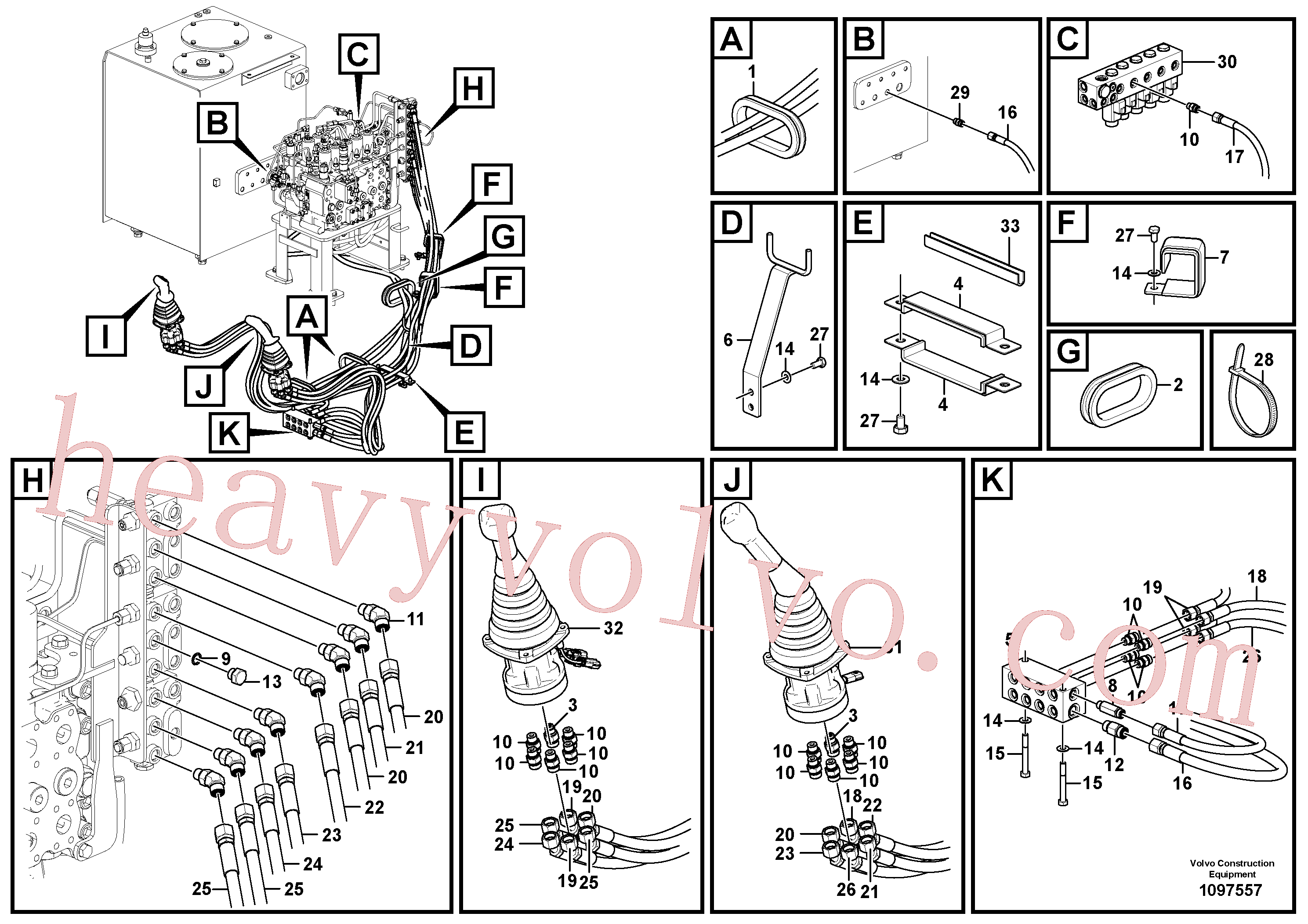 China Made VOE937355 Rockmaster/1SC parts for Volvo Excavator