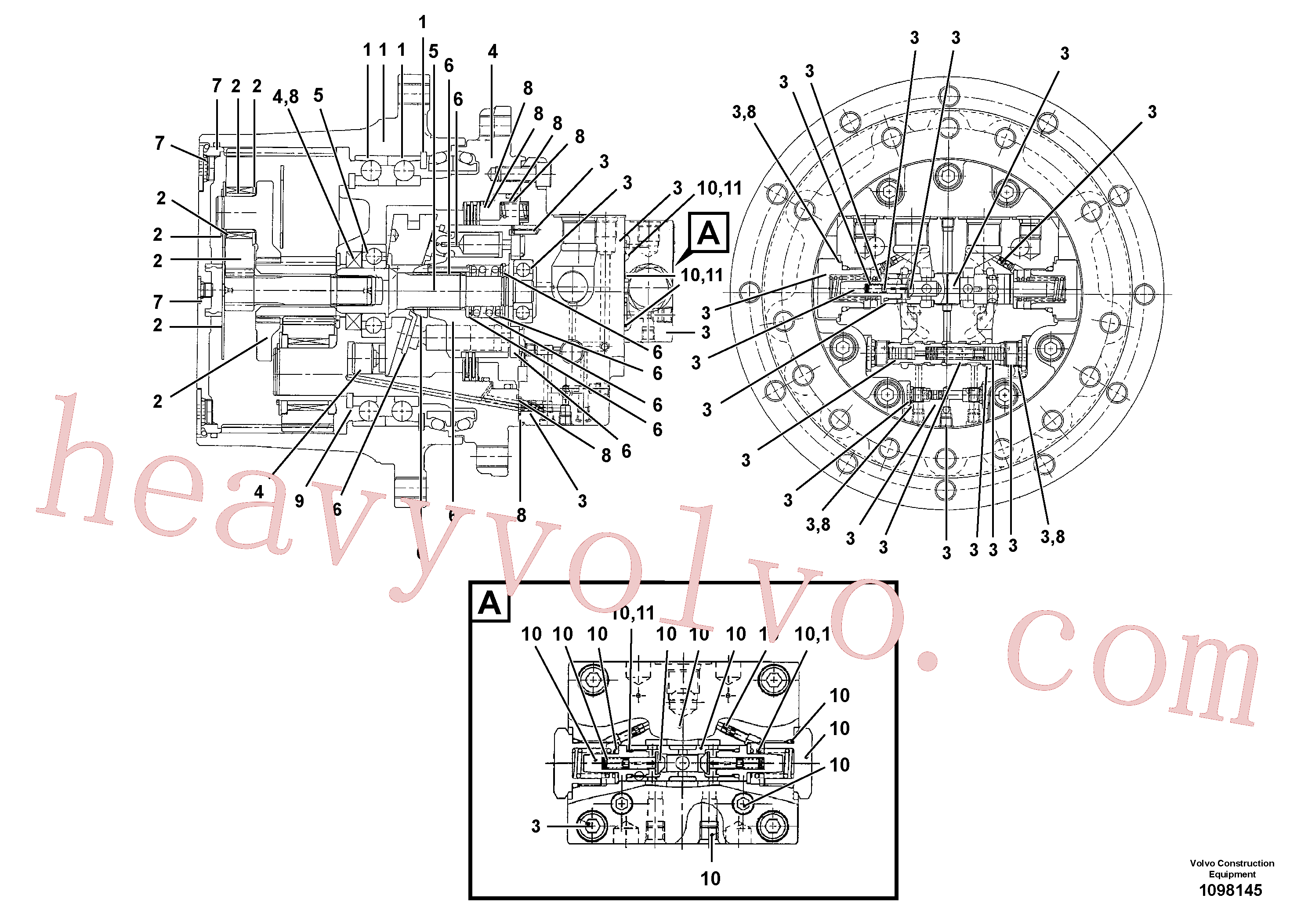 VOE17463149 Kit for Volvo Excavator spare