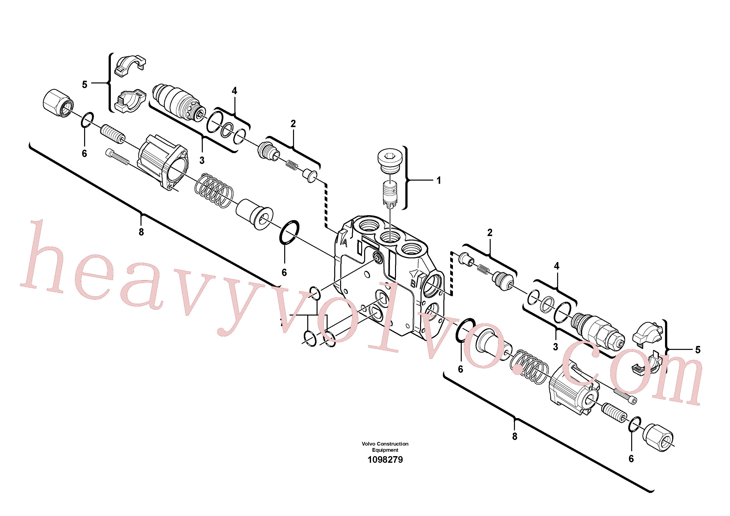 Volvo excavator part PJ7417514 Cap for sale