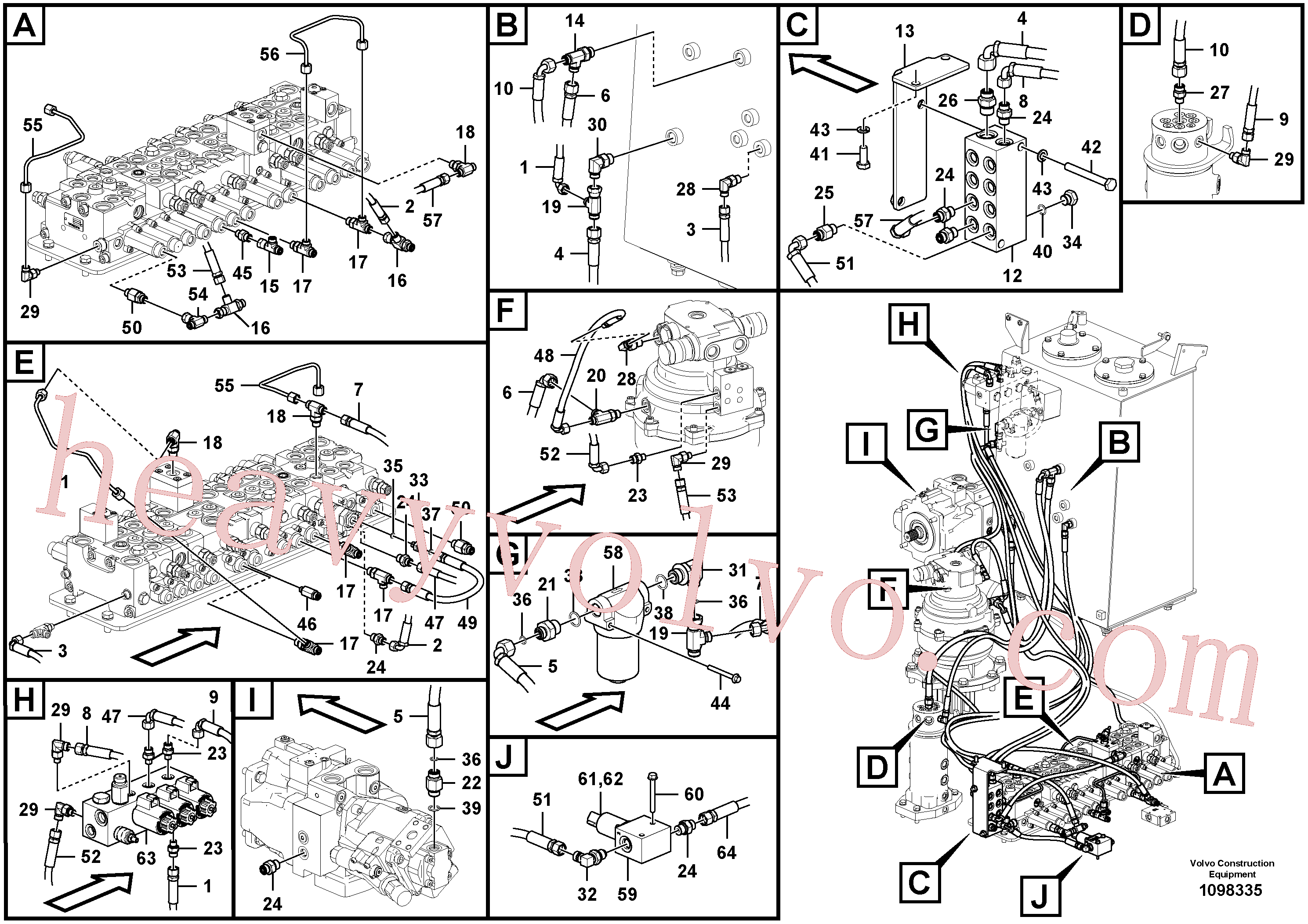 VOE15169206 Pilot for Volvo Excavator spare
