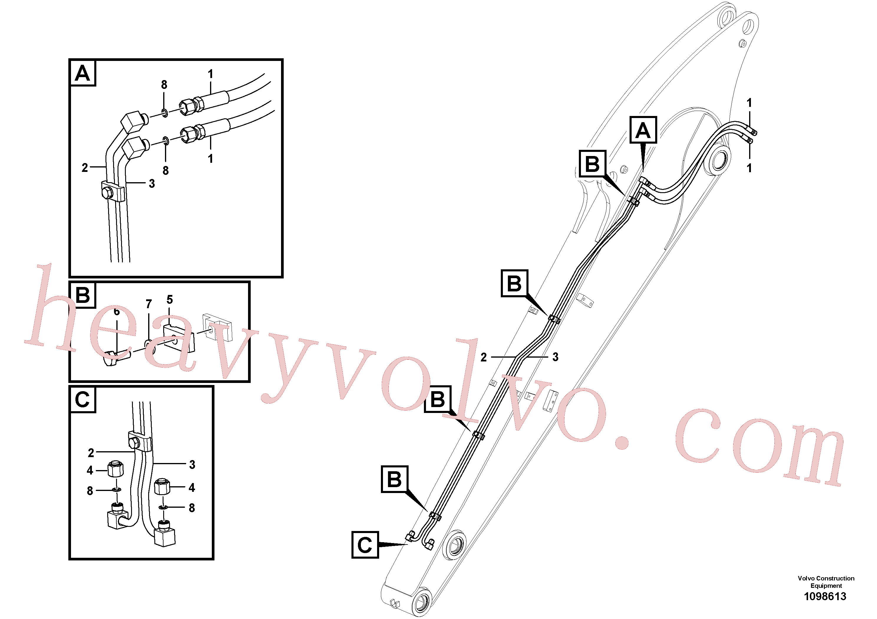 Wholesale VOE14628039 Pipe for Volvo Excavator