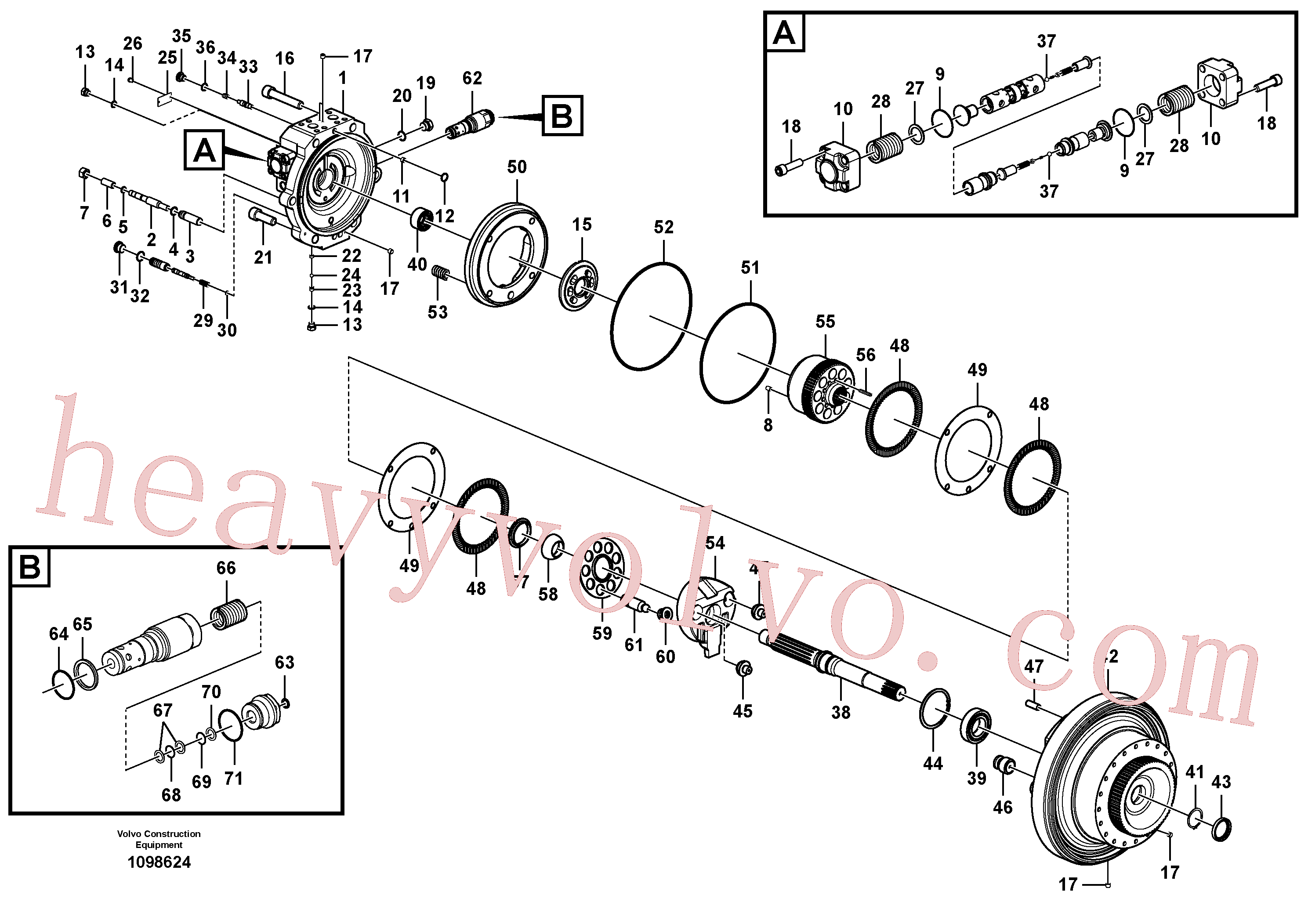 VOE14565334 Casing for Volvo Excavator spare
