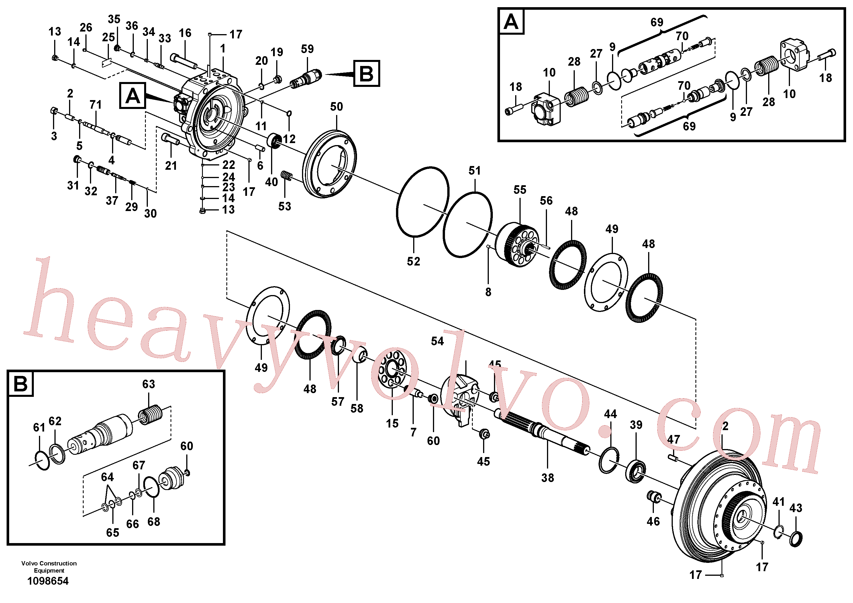 VOE14565334 Casing for Volvo Excavator spare