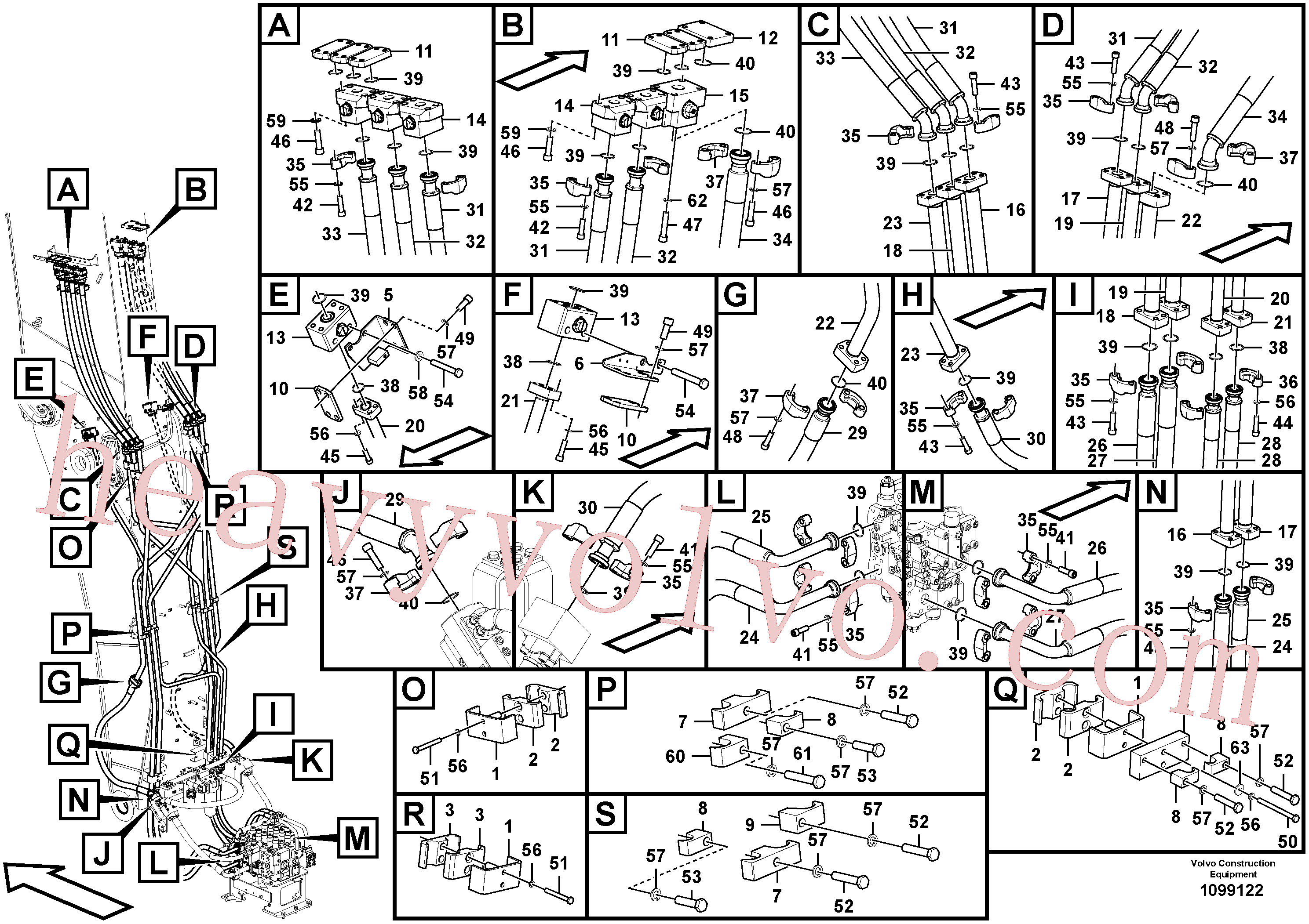Wholesale VOE997530 Hex. socket screw for Volvo Excavator