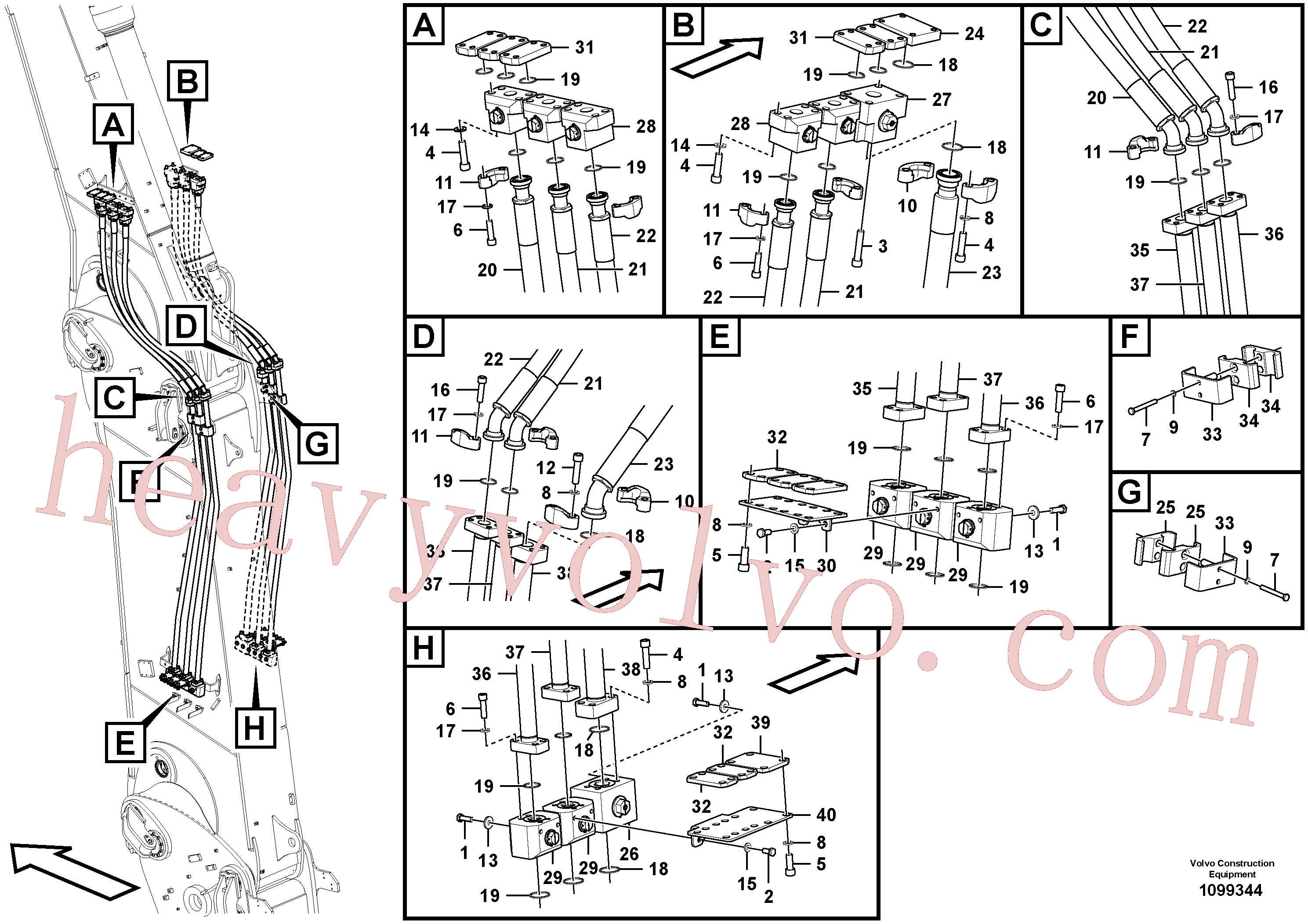 Wholesale VOE997530 Hex. socket screw for Volvo Excavator