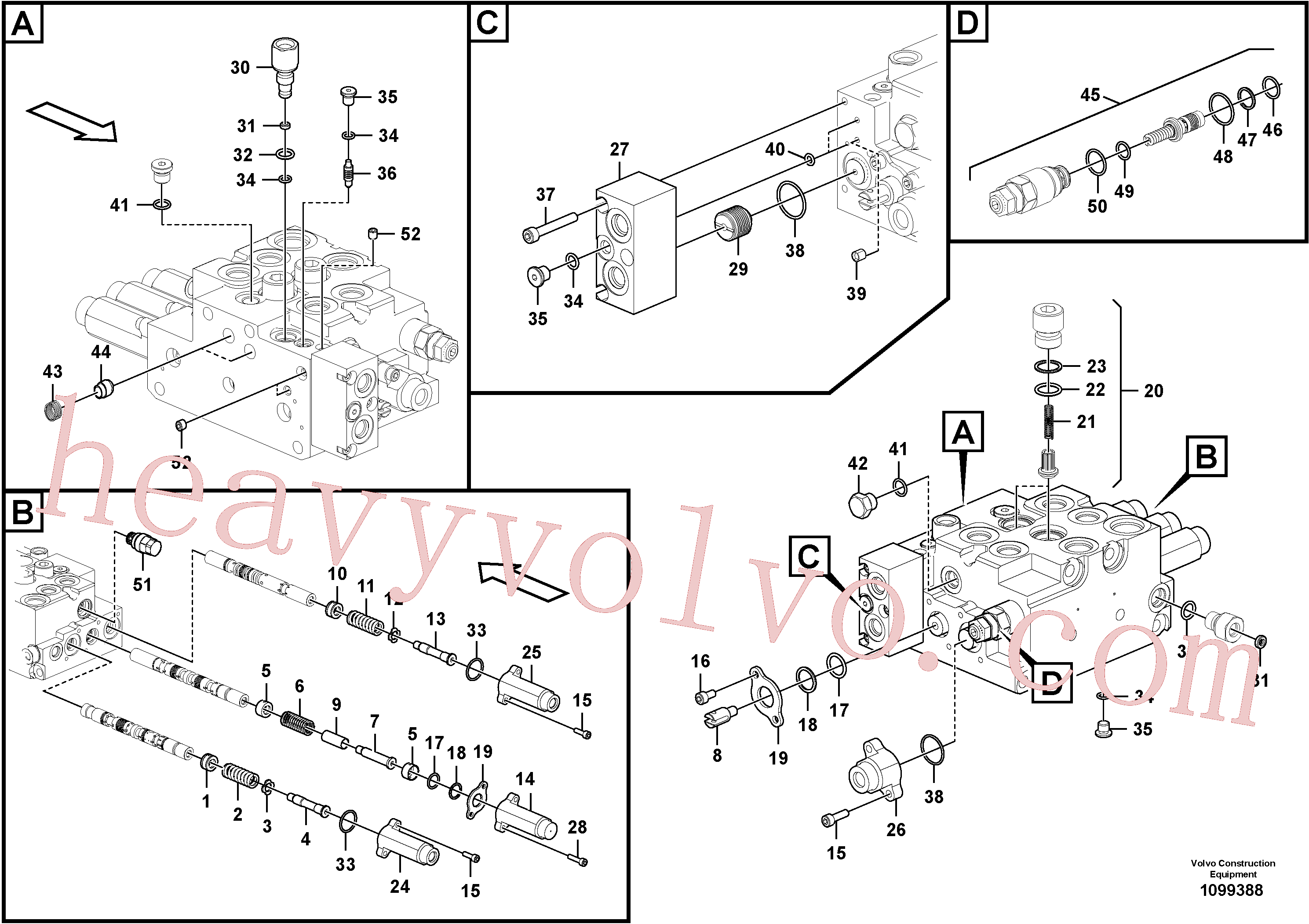 Wholesale SA7253-03390 Stay for Volvo Excavator
