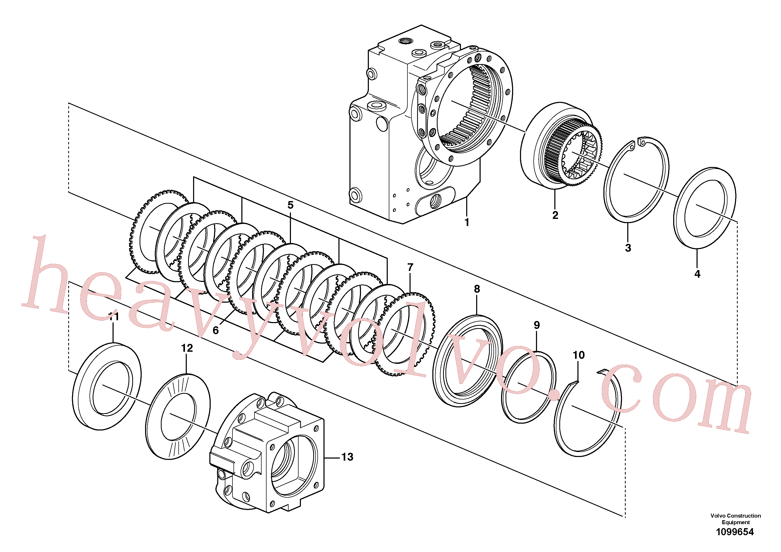 China Made SA8220-11820 Disc parts for Volvo Excavator