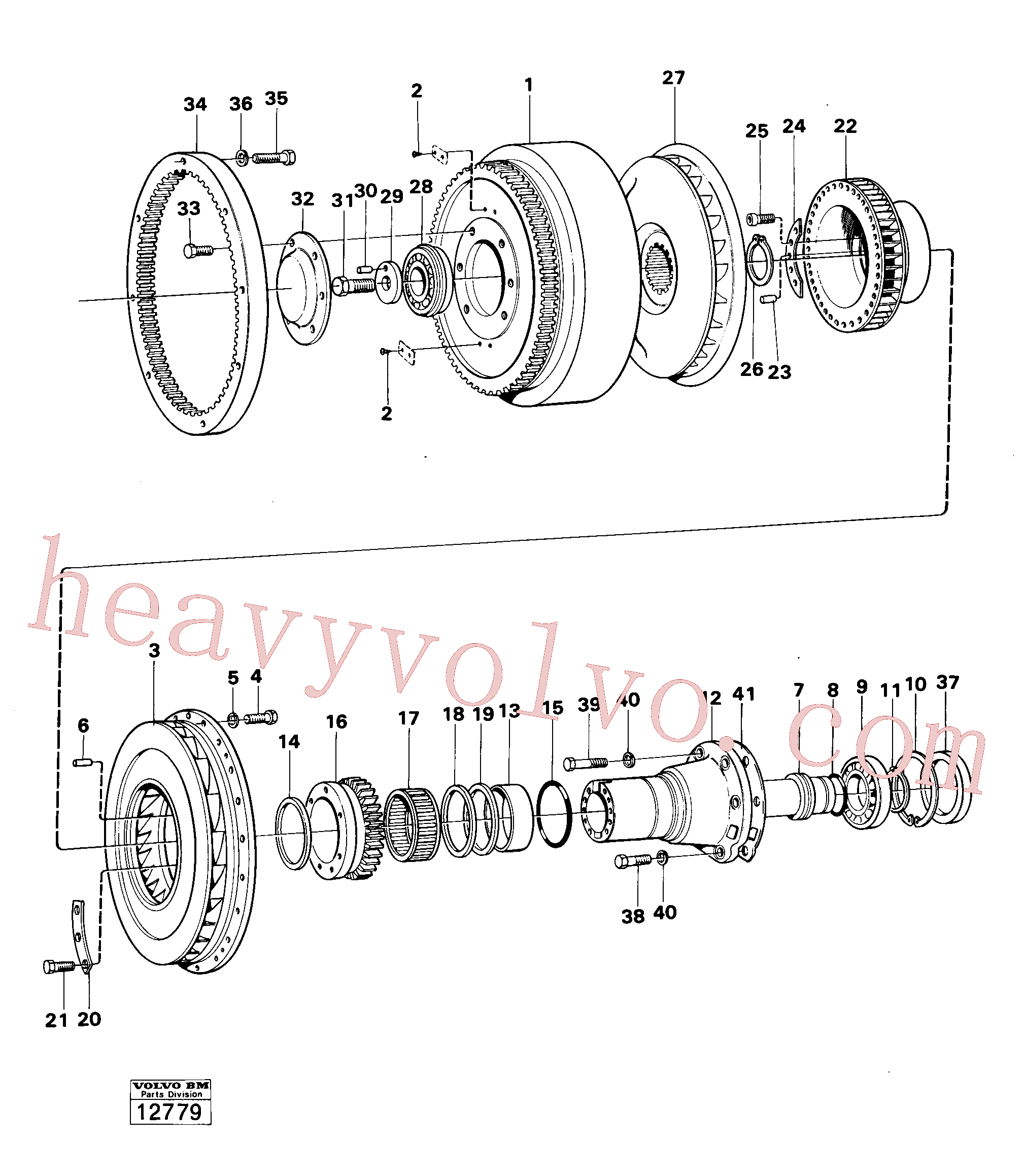 VOE14013538 Ball bearing for Volvo Excavator Parts