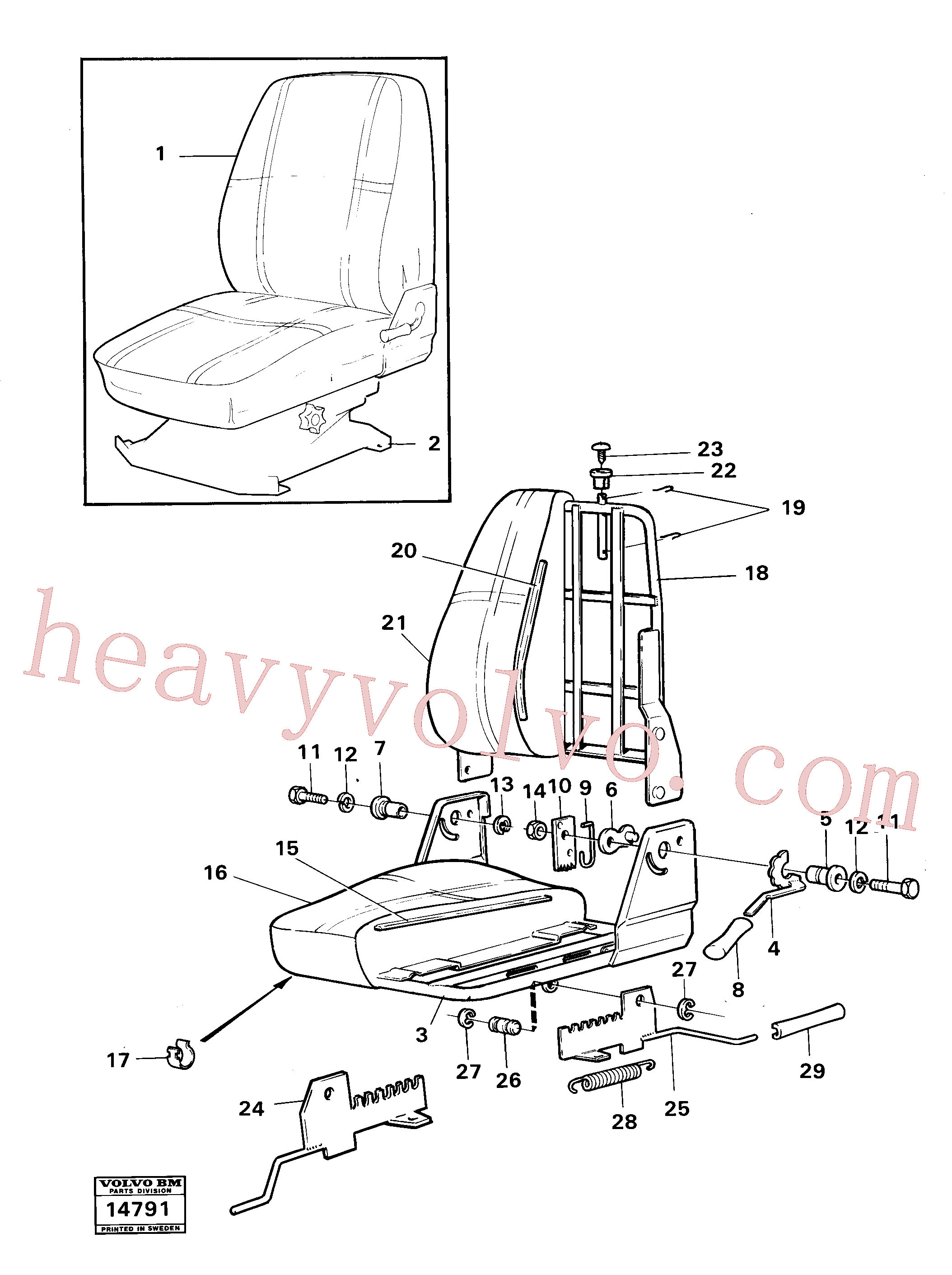 Volvo VOE13966237 Retaining ring aftermarket part for sale