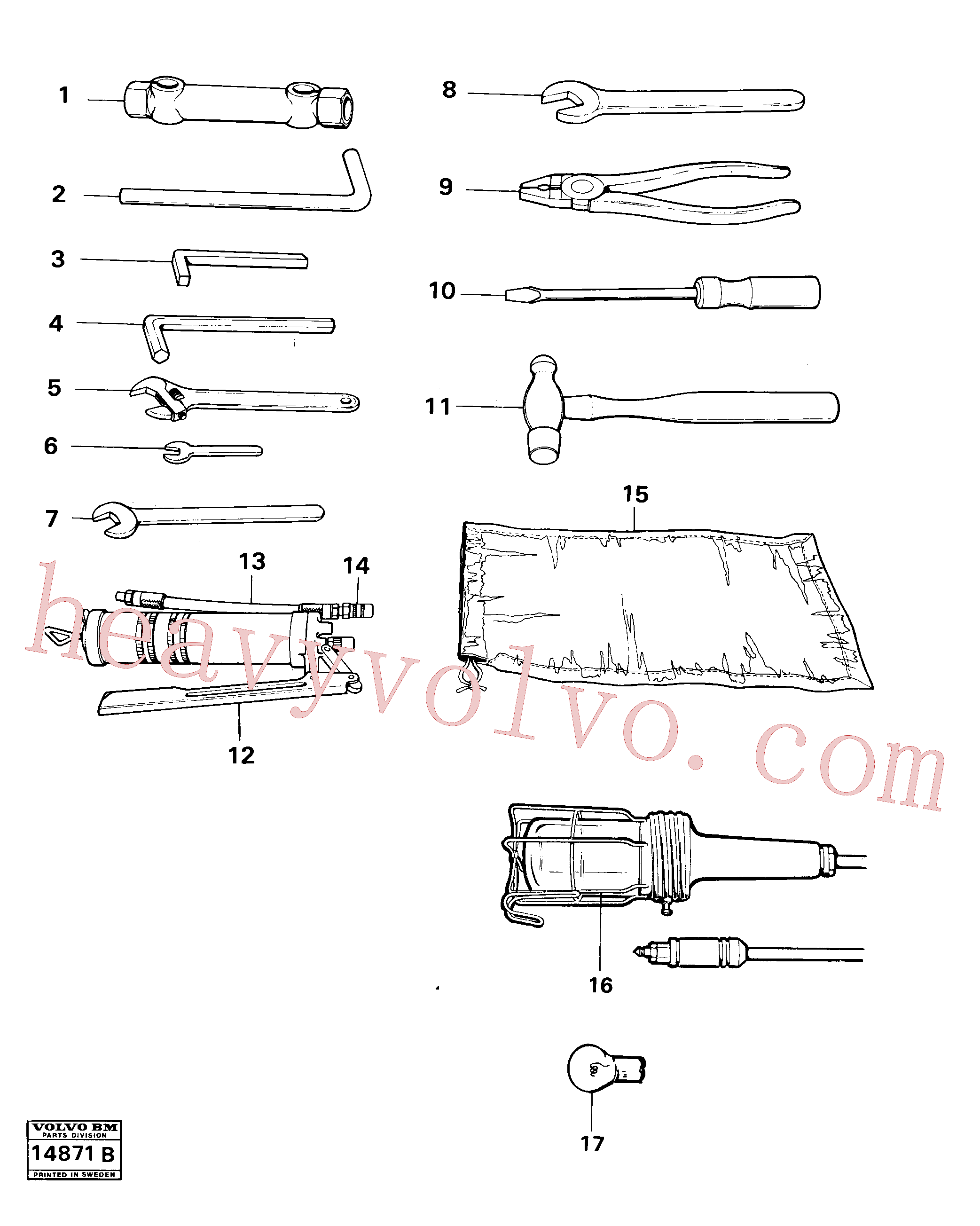 Volvo Assembly VOE14345171 Hand lamp for sale