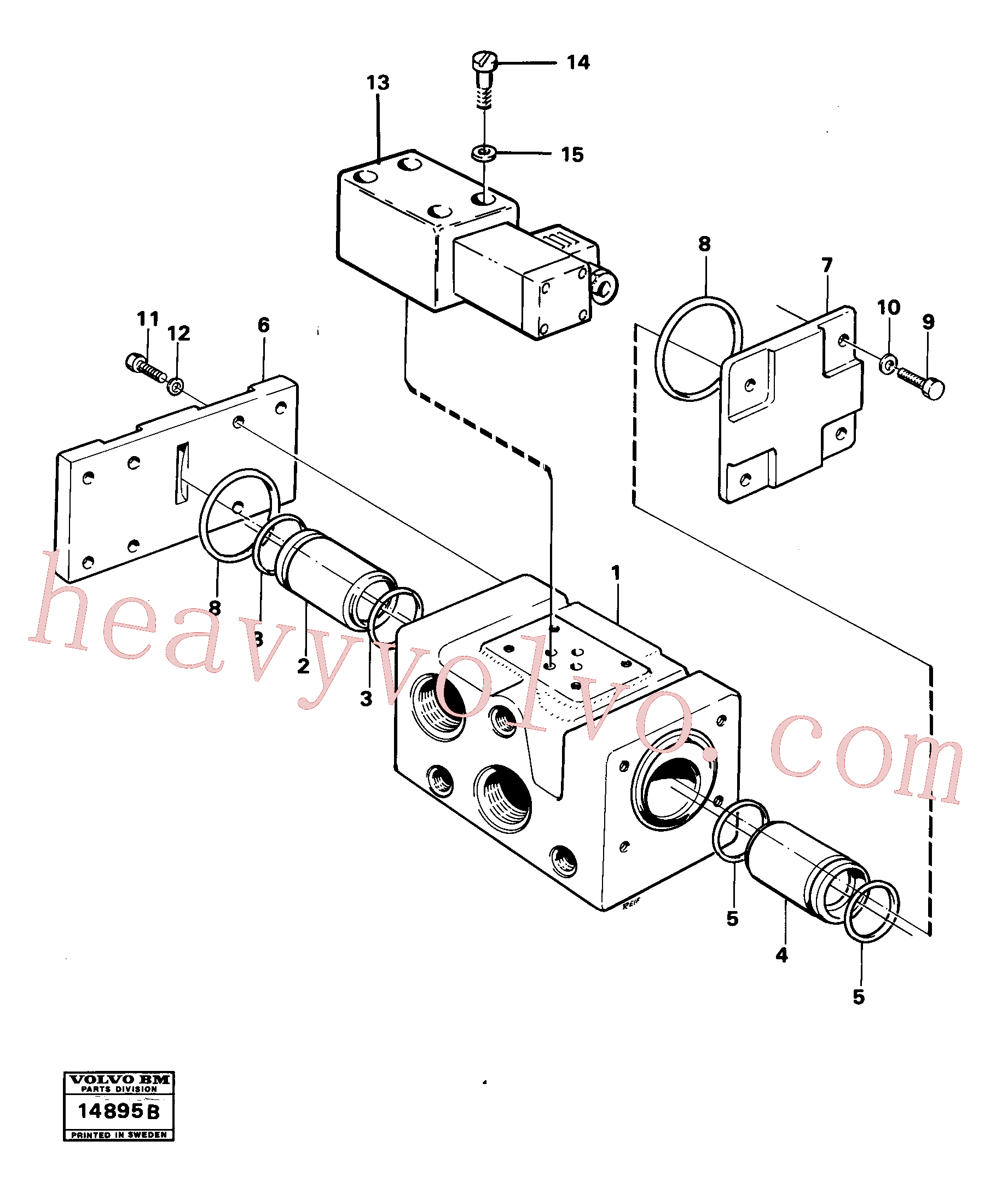 Volvo VOE970945 Hexagon screw aftermarket part for sale