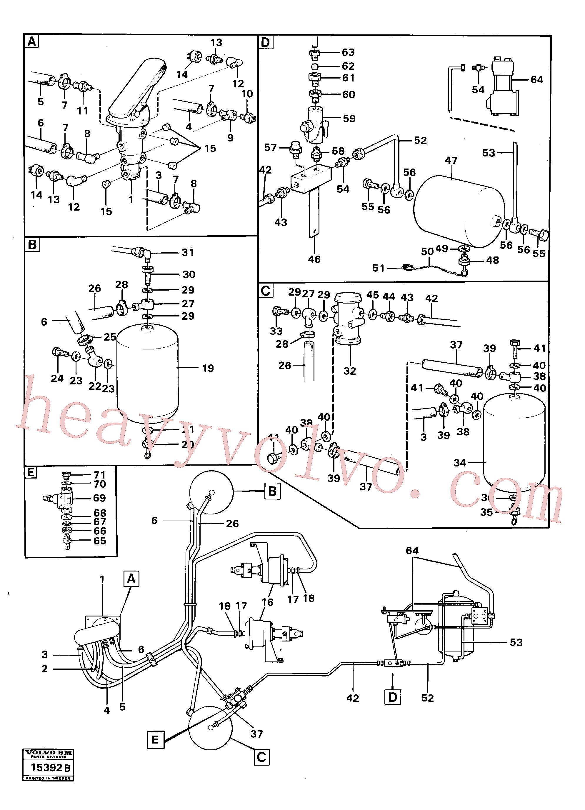 VOE180240 Nipple for Volvo Excavator Parts